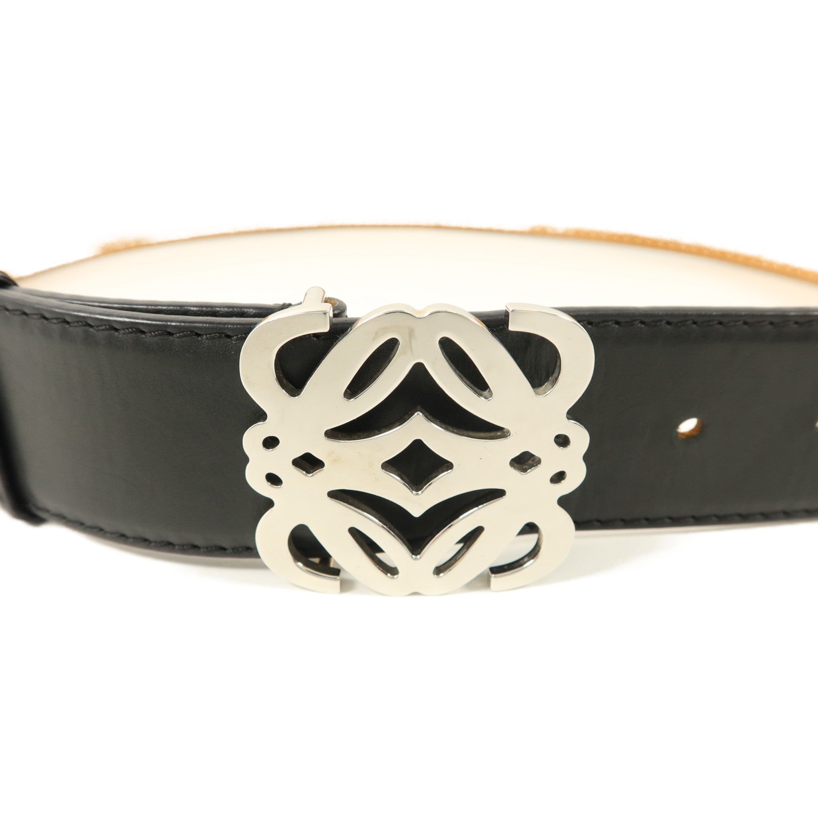 LOEWE 牛皮皮革Anagram Belt腰帶
