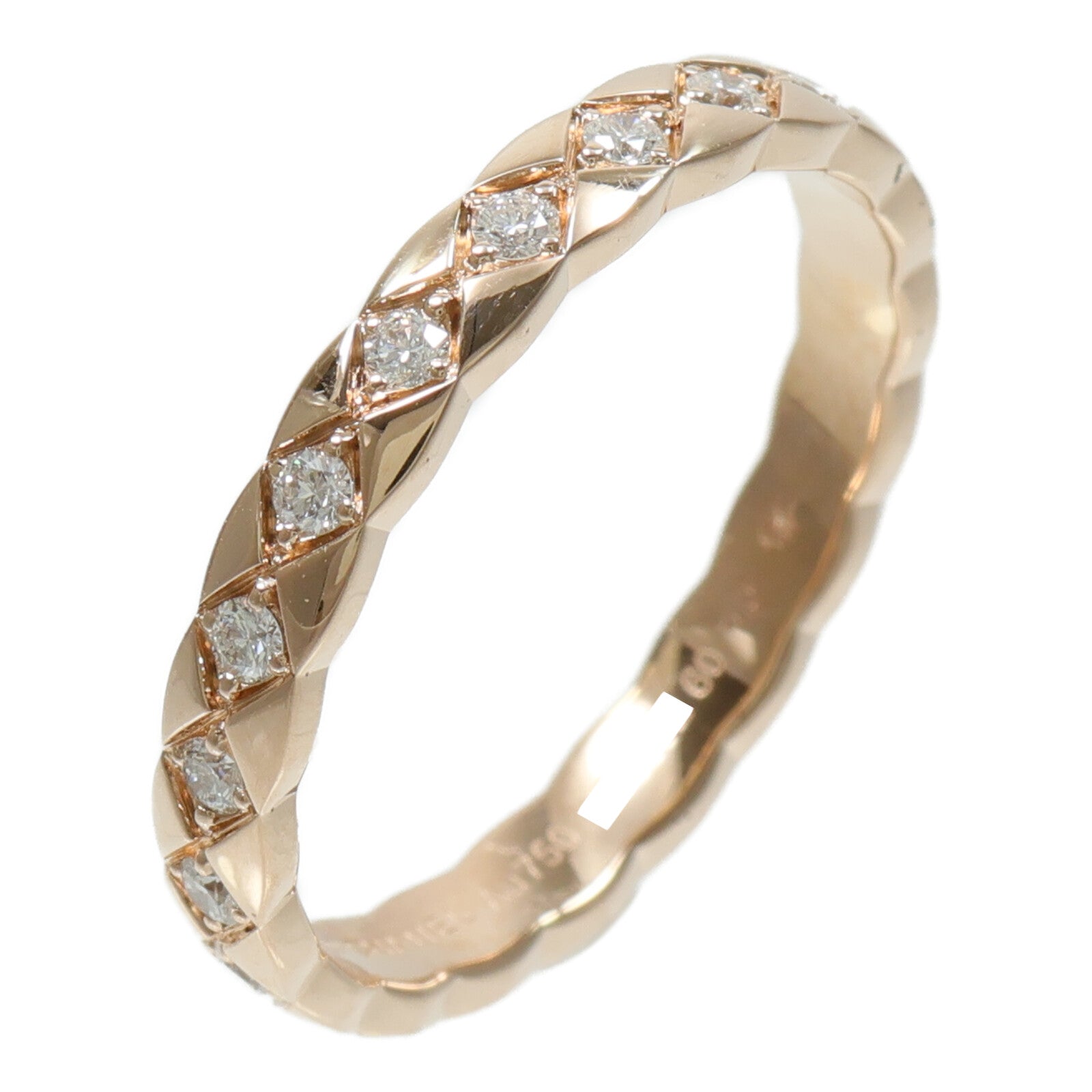 CHANEL 18K玫瑰金Coco Crush Ring戒指