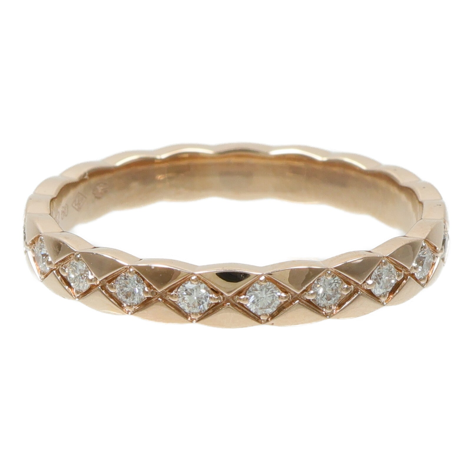 CHANEL 18K玫瑰金Coco Crush Ring戒指
