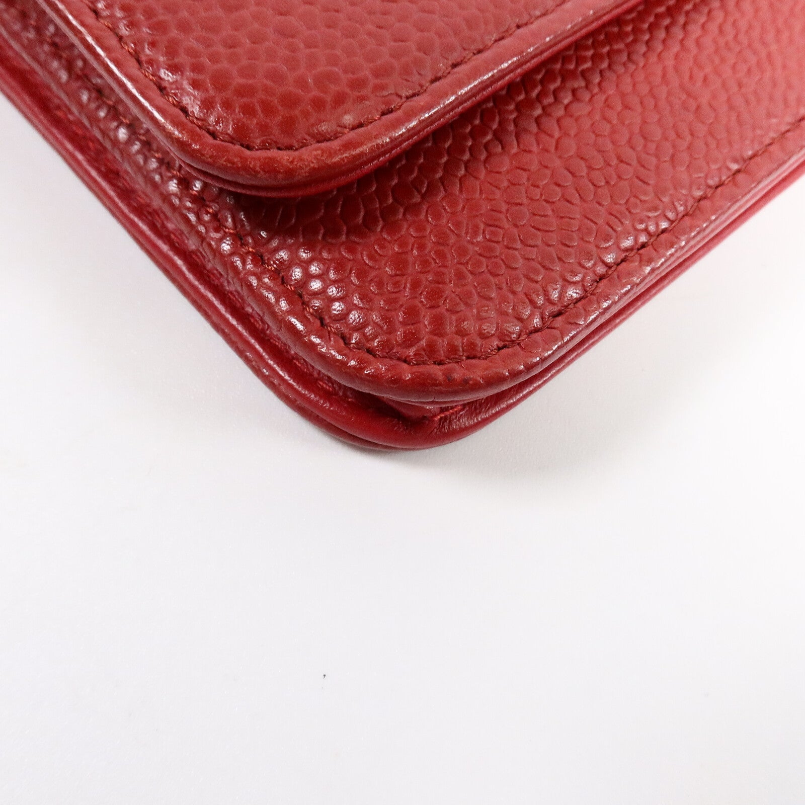 CHANEL 牛皮皮革WOC Wallet On Chain鏈帶肩背袋