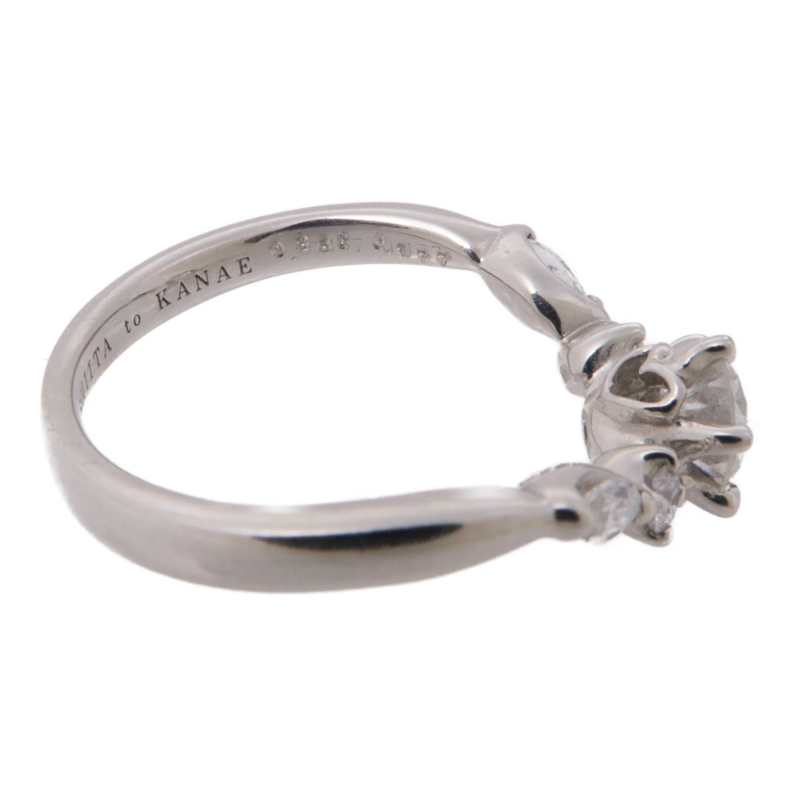 JEWELRY 【激減優惠】PT950鉑金Diamond Ring鑽石戒指US#4