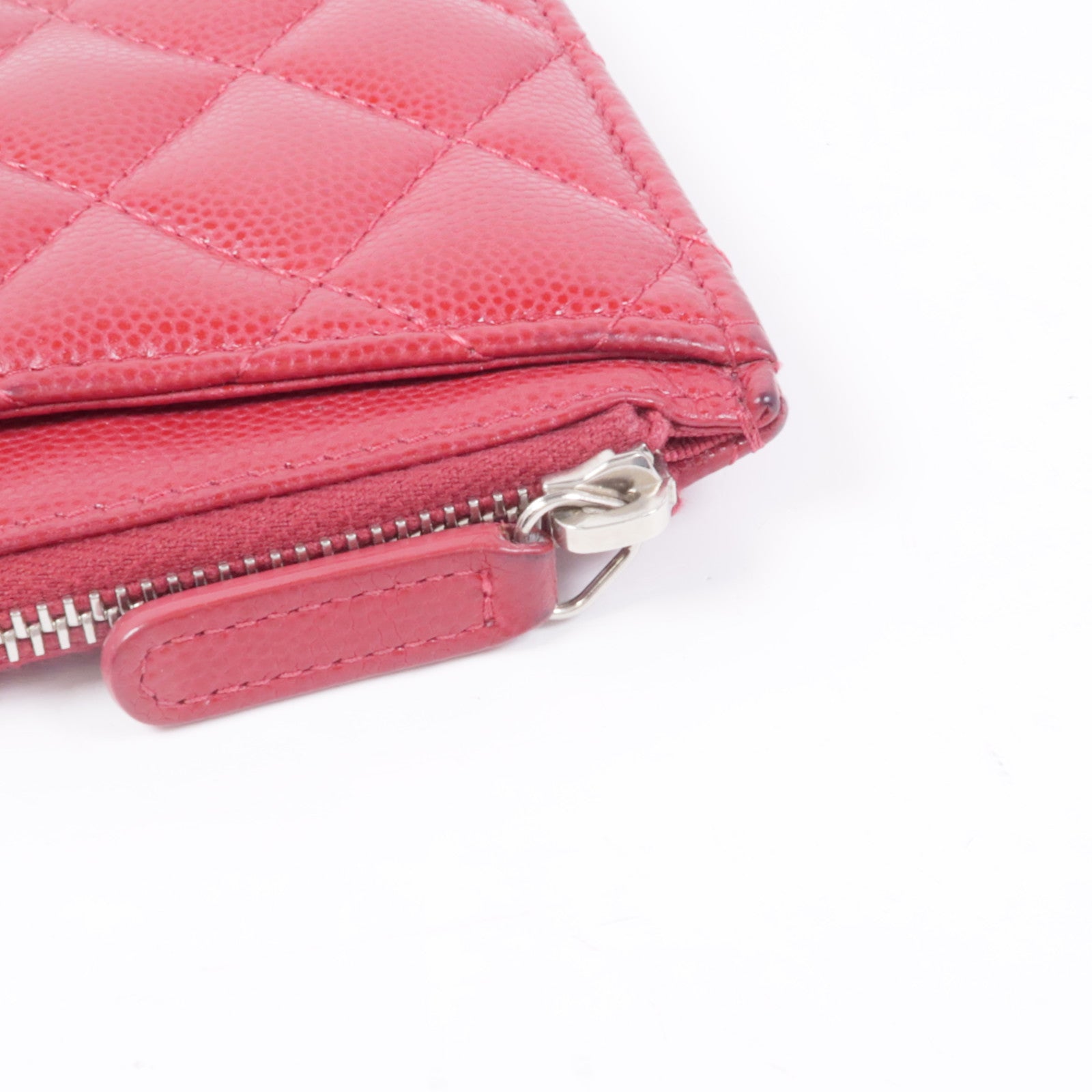 CHANEL 牛皮皮革Clutch Bag銀扣手拿包