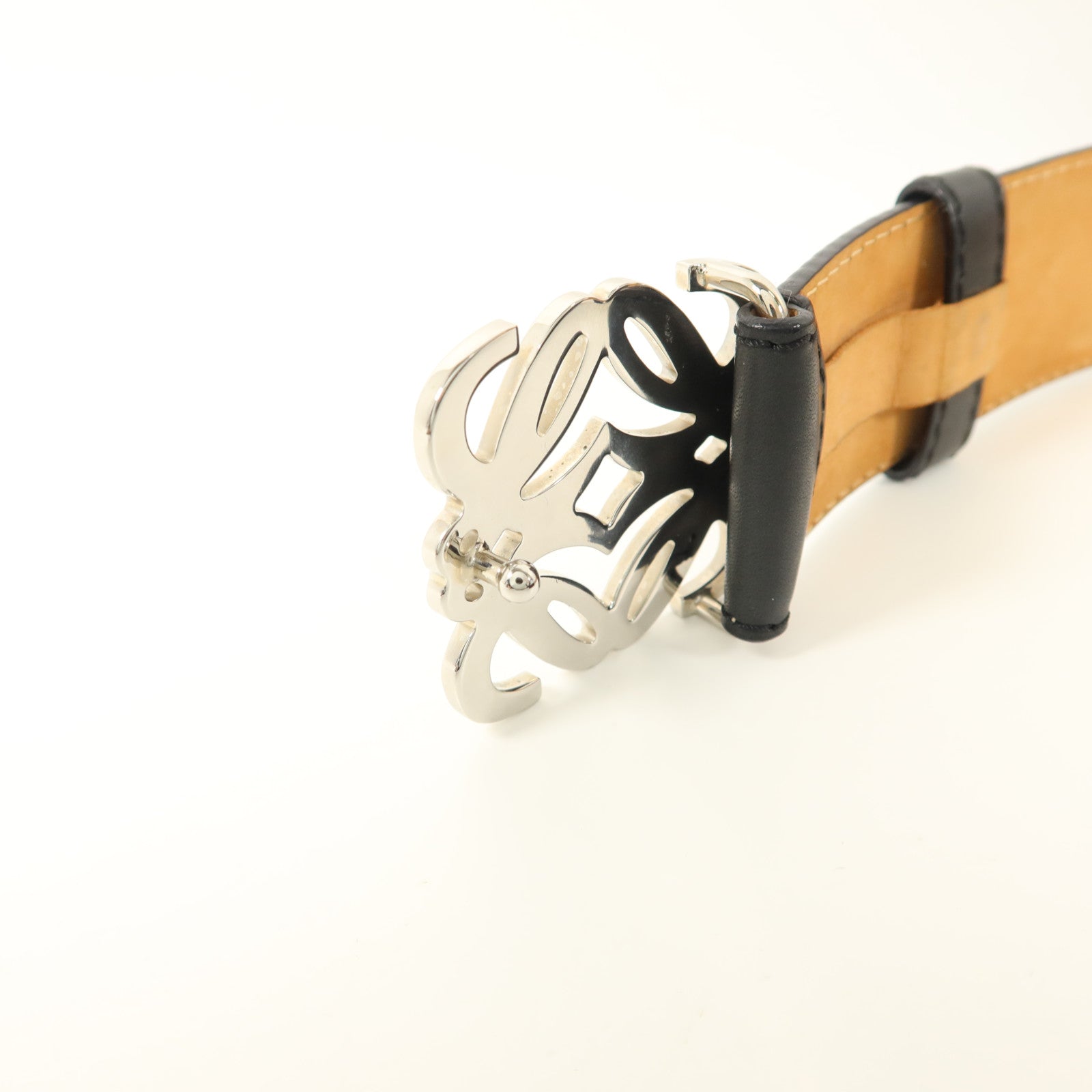 LOEWE 牛皮皮革Anagram Belt腰帶