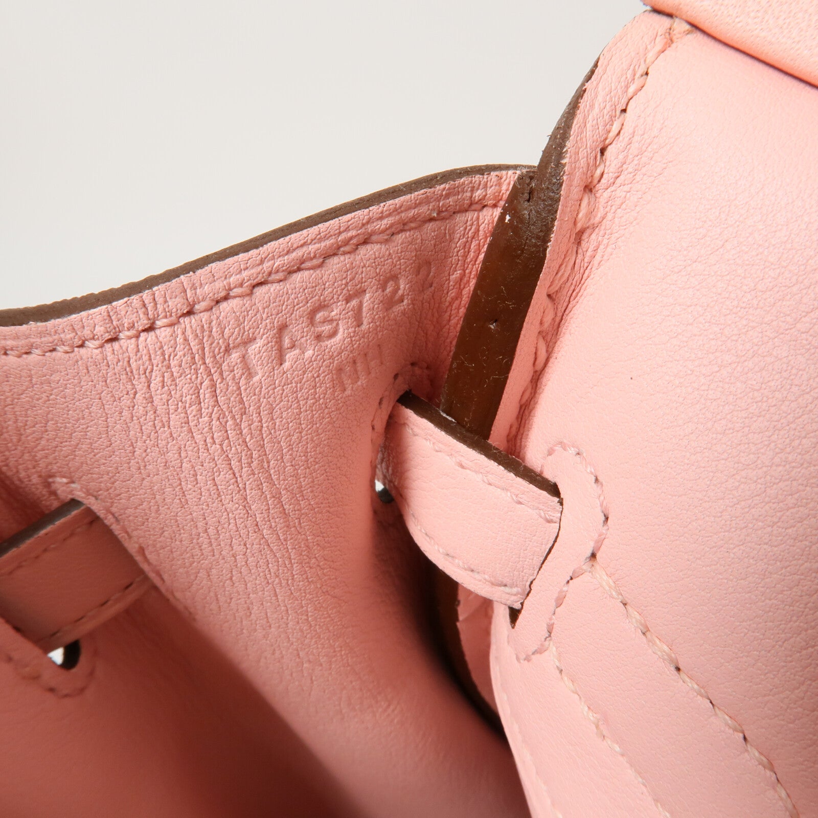 HERMES Swift皮革Birkin 25手挽袋Rose Sakura