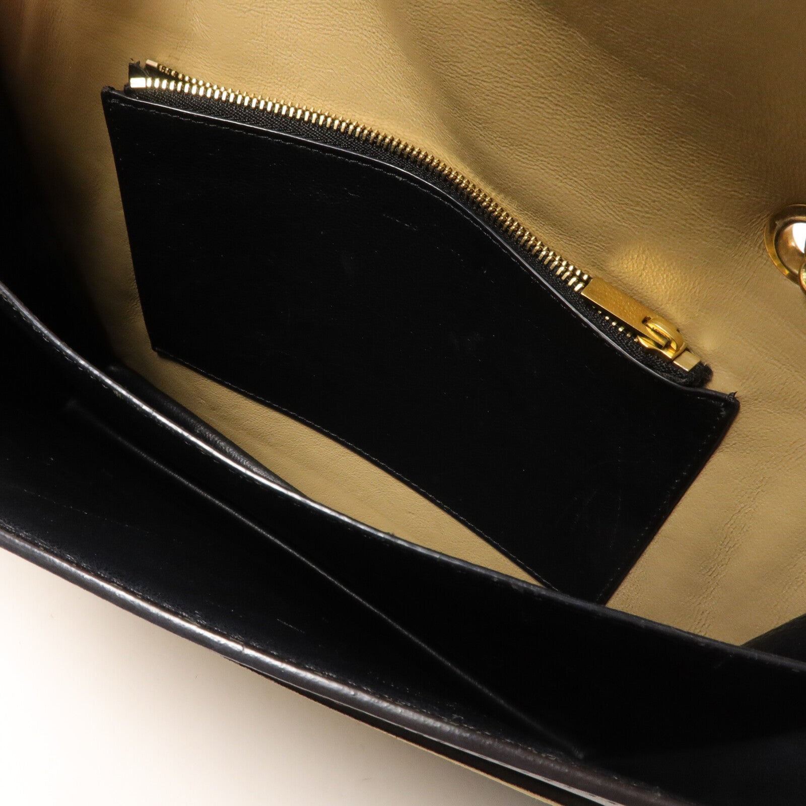 CELINE 牛皮皮革/麂皮皮革Pocket large Flap On Chain鏈帶肩背袋