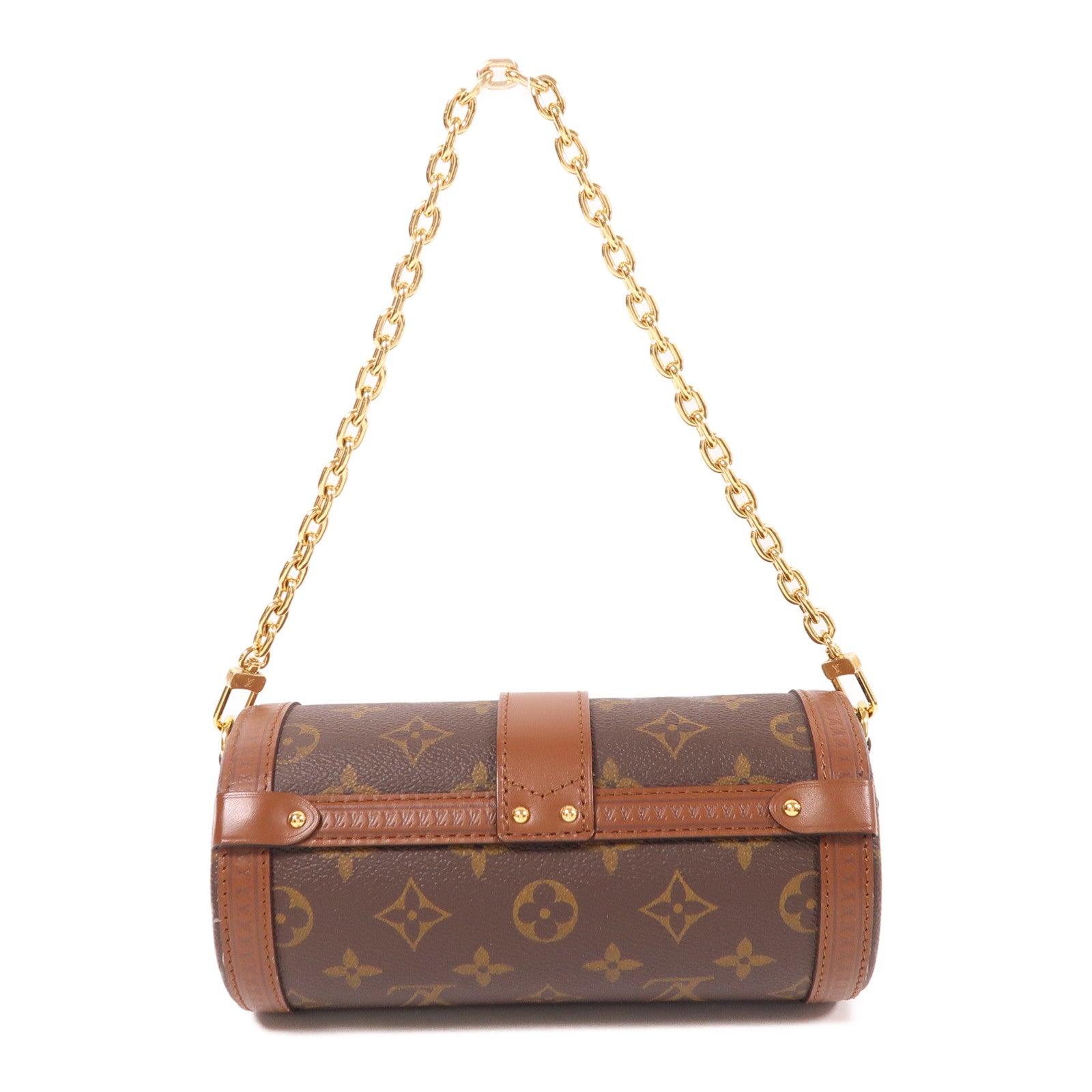 LOUIS VUITTON LV GHW Papillon Trunk 2 Way Shoulder Bag M57835 Monogram Brown