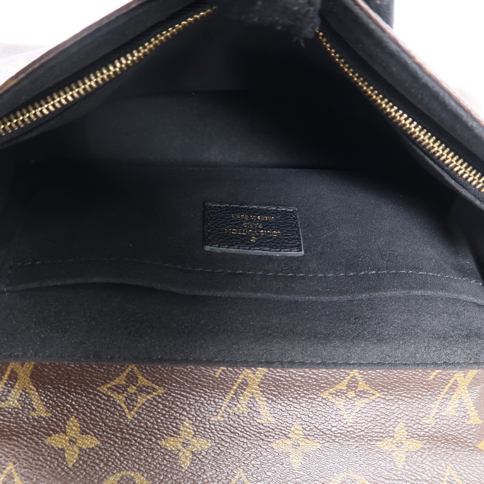 LOUIS VUITTON Monogram Saint Placide金扣肩背袋棕色/色