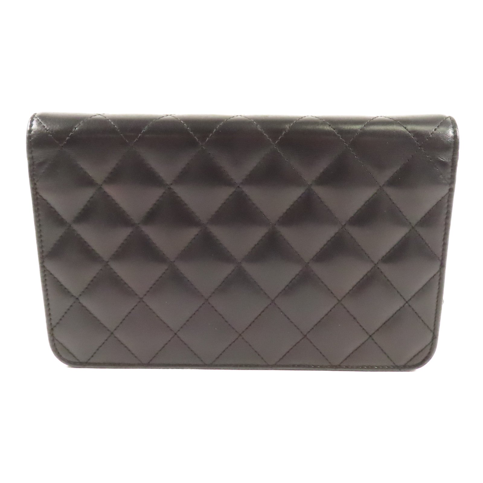 CHANEL 牛皮皮革WOC Wallet On Chain銀扣鏈帶肩背袋