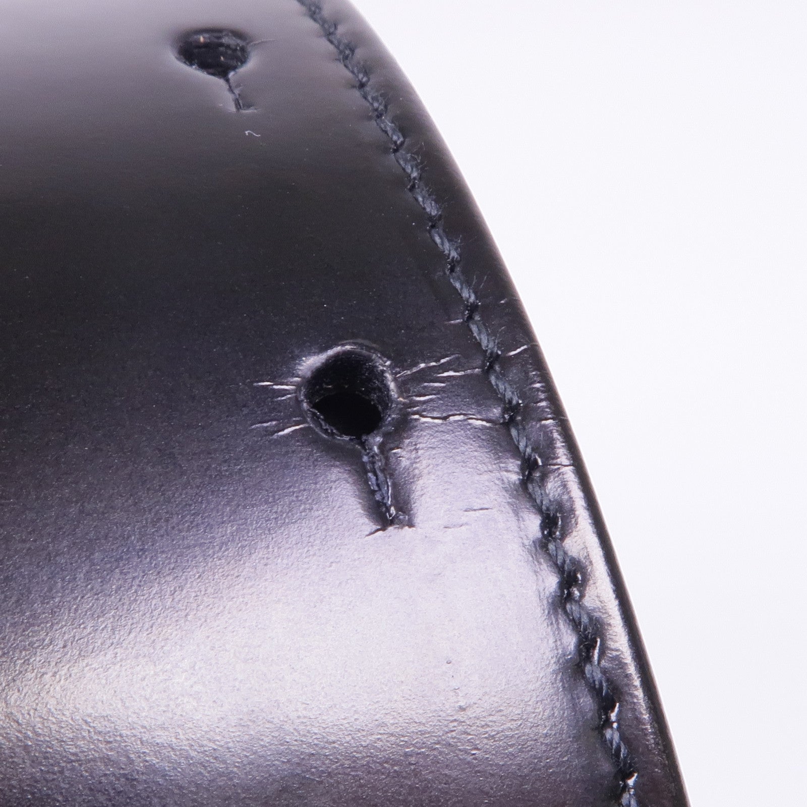 CHANEL 牛皮皮革Belt銀扣皮帶