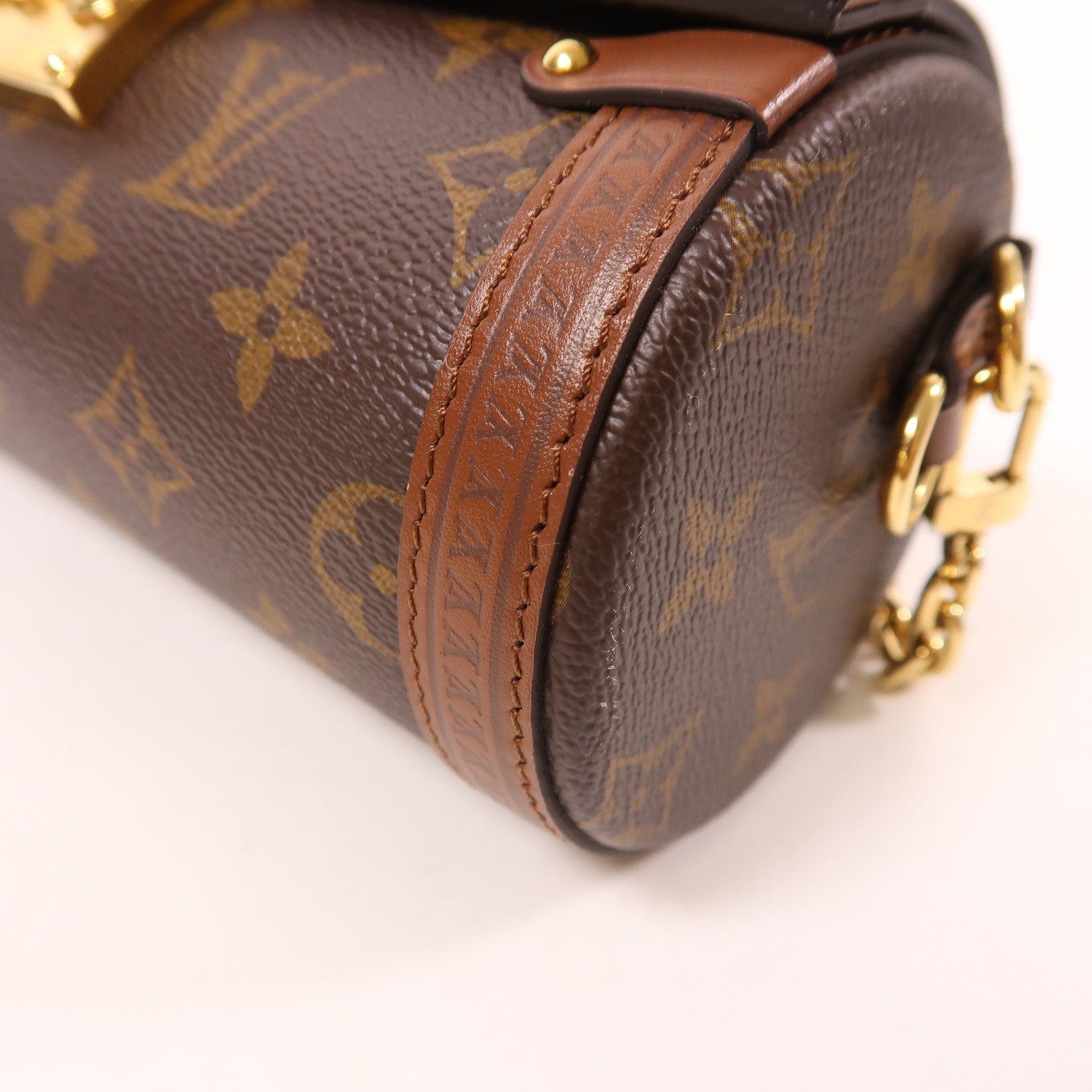 LOUIS VUITTON LV GHW Papillon Trunk 2 Way Shoulder Bag M57835 Monogram Brown