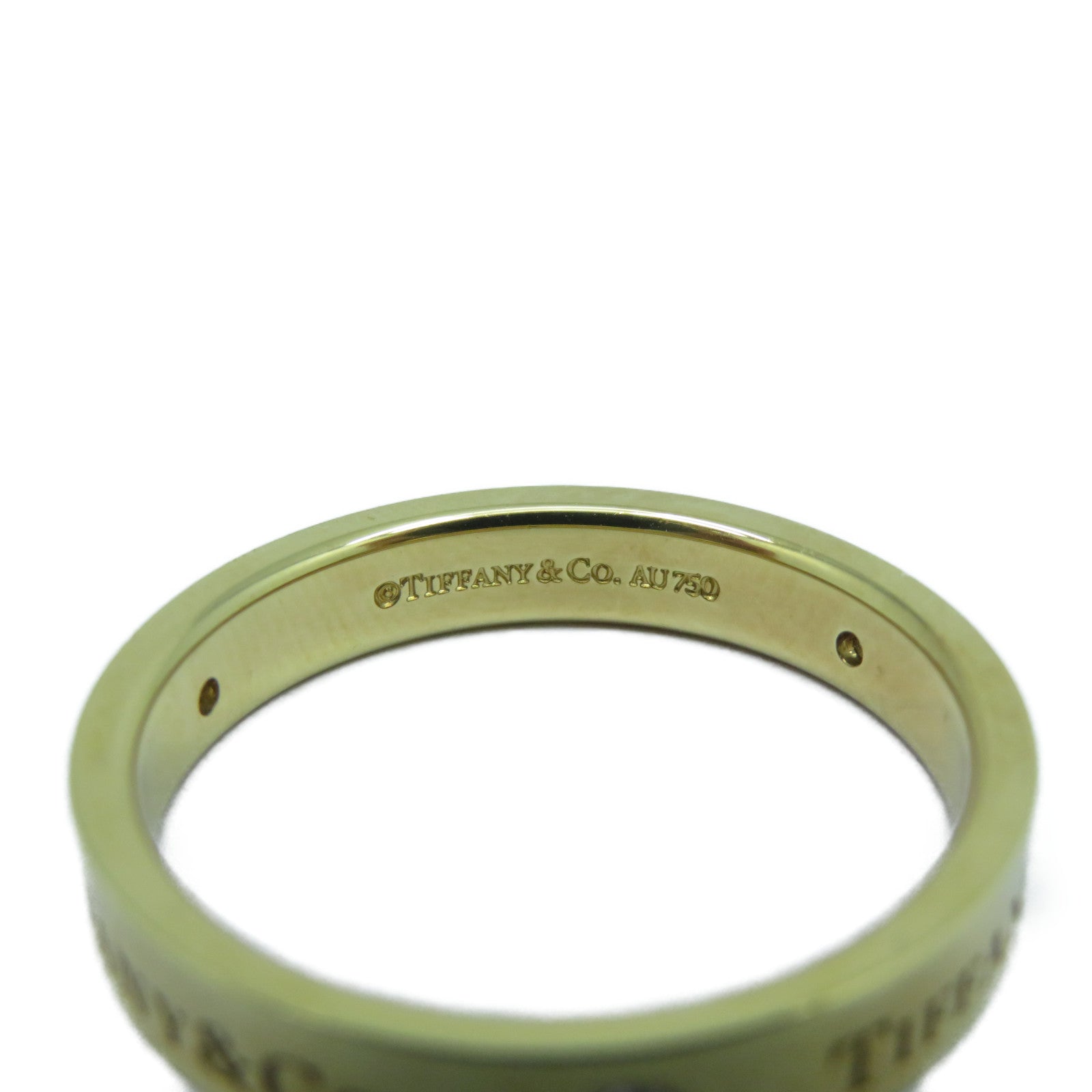TIFFANY＆CO 【激減優惠】18K黃金Diamond Ring 5.9g鑽石戒指US#9.25