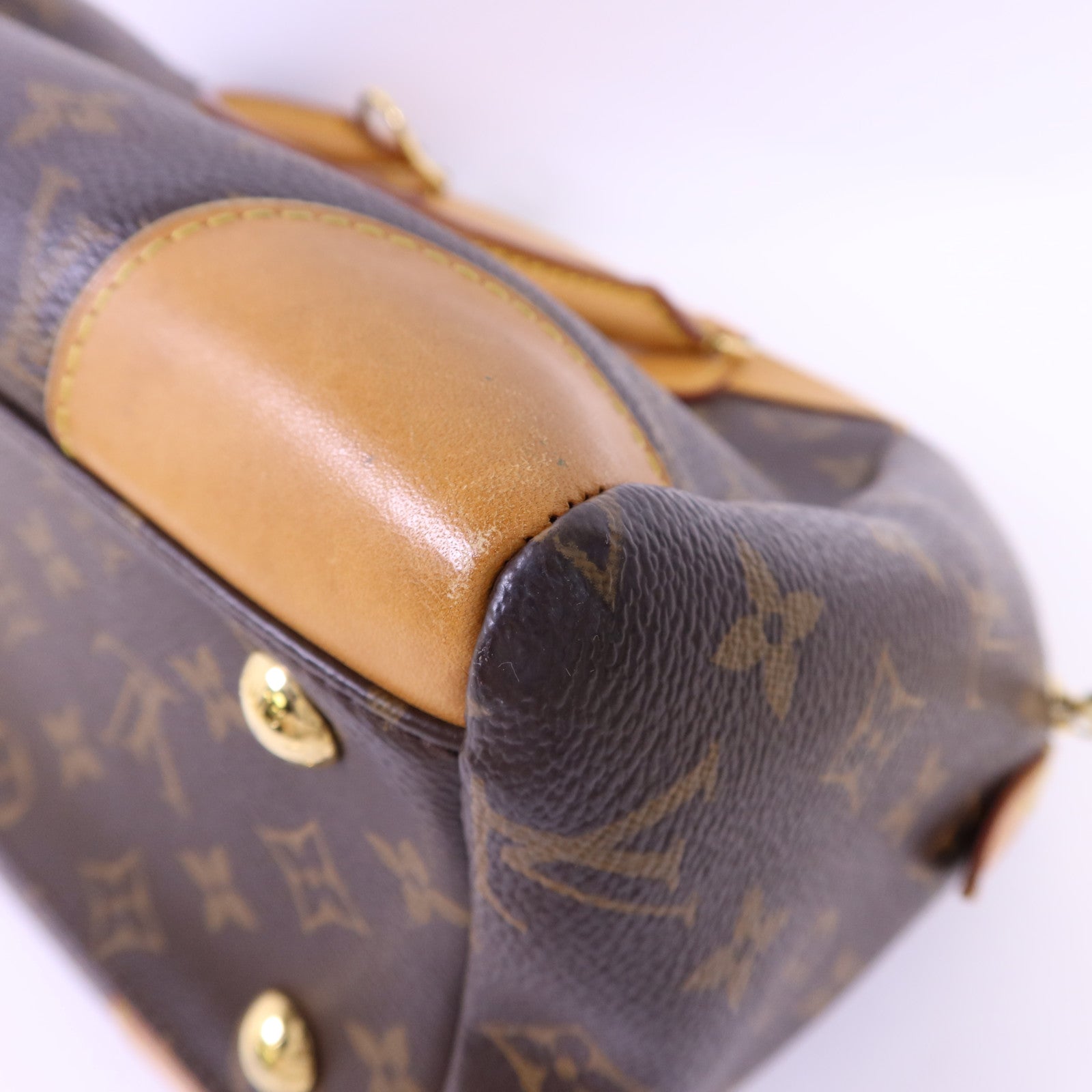 LOUIS VUITTON Monogram Segur金扣手挽肩背兩用袋