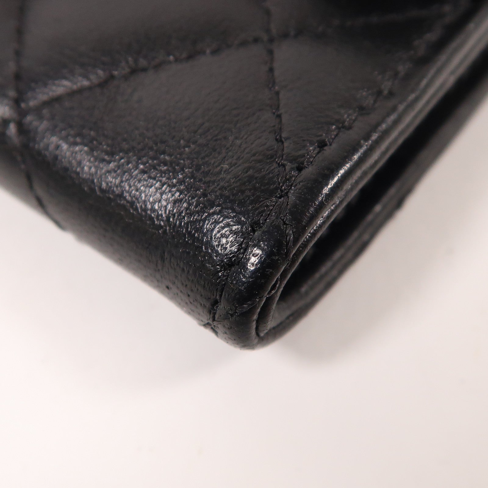 CHANEL 羊皮皮革Card Case金扣卡片套