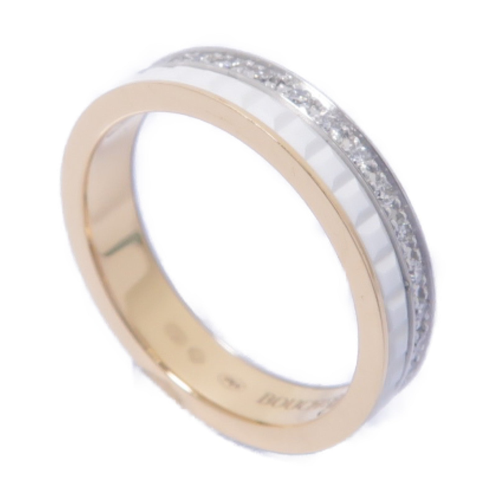 Boucheron 18K白金/玫瑰金Quatre White戒指US#4