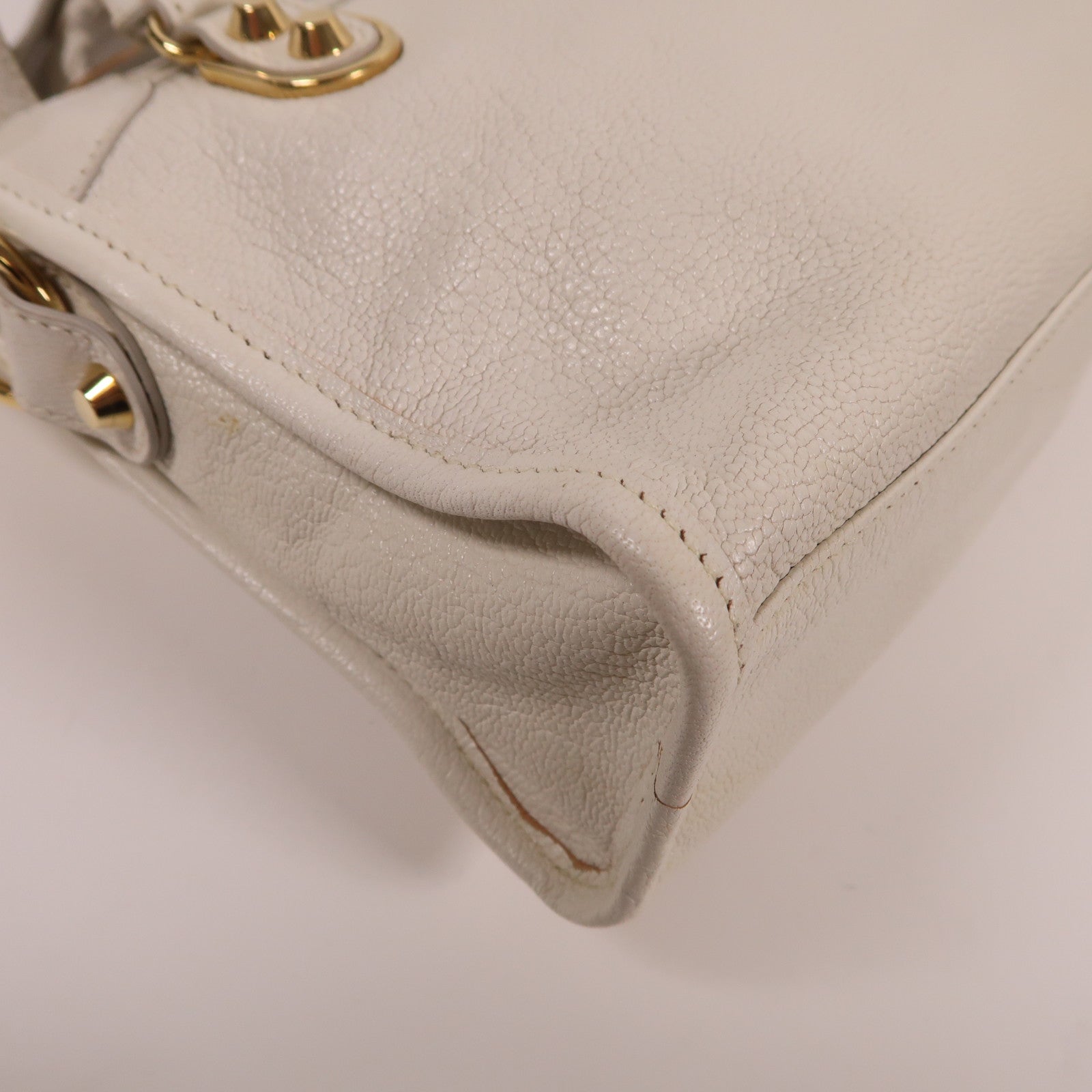 BALENCIAGA 牛皮皮革Mini City手挽肩背兩用袋黑色