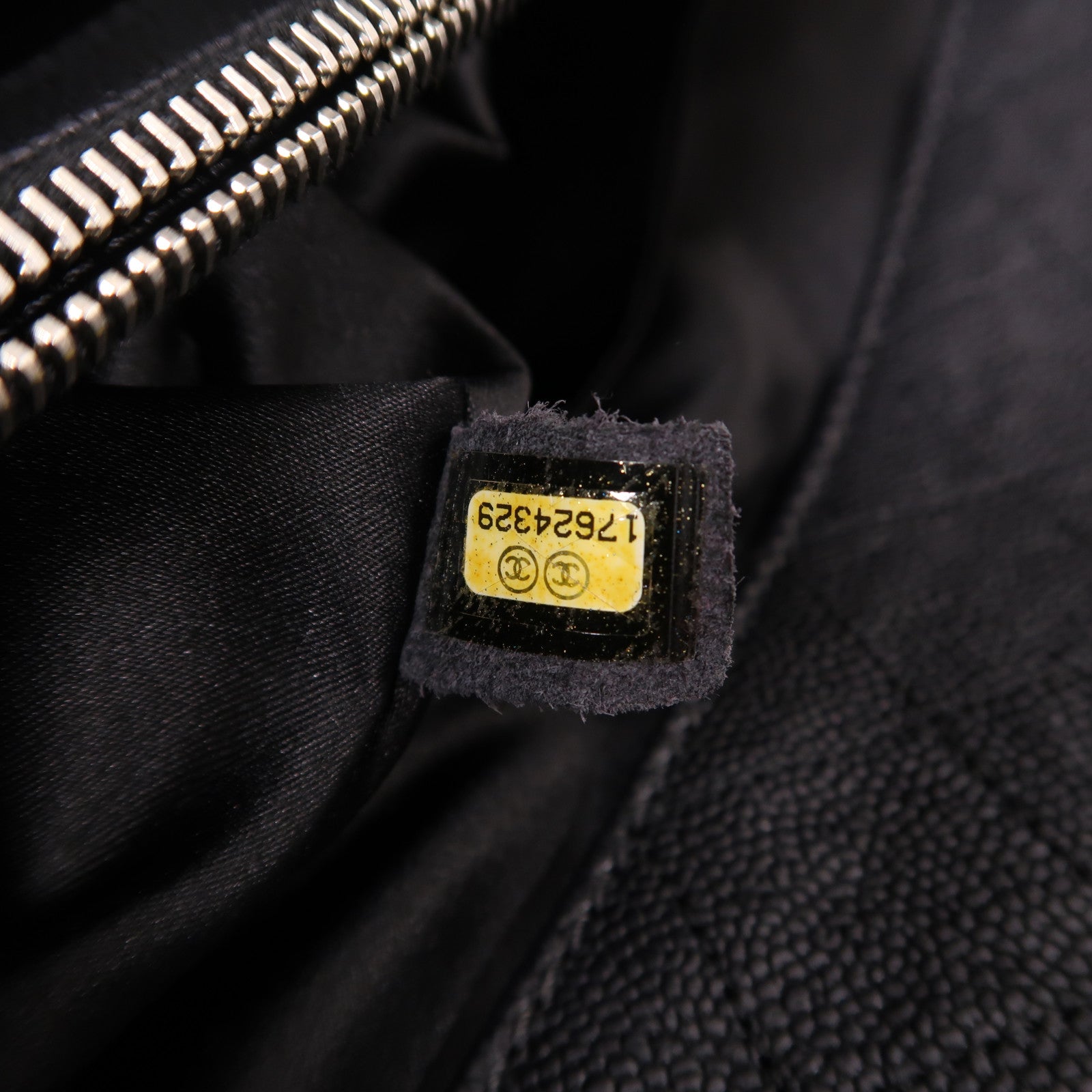 CHANEL 牛皮皮革2 Way Shoulder銀扣手挽肩背兩用袋