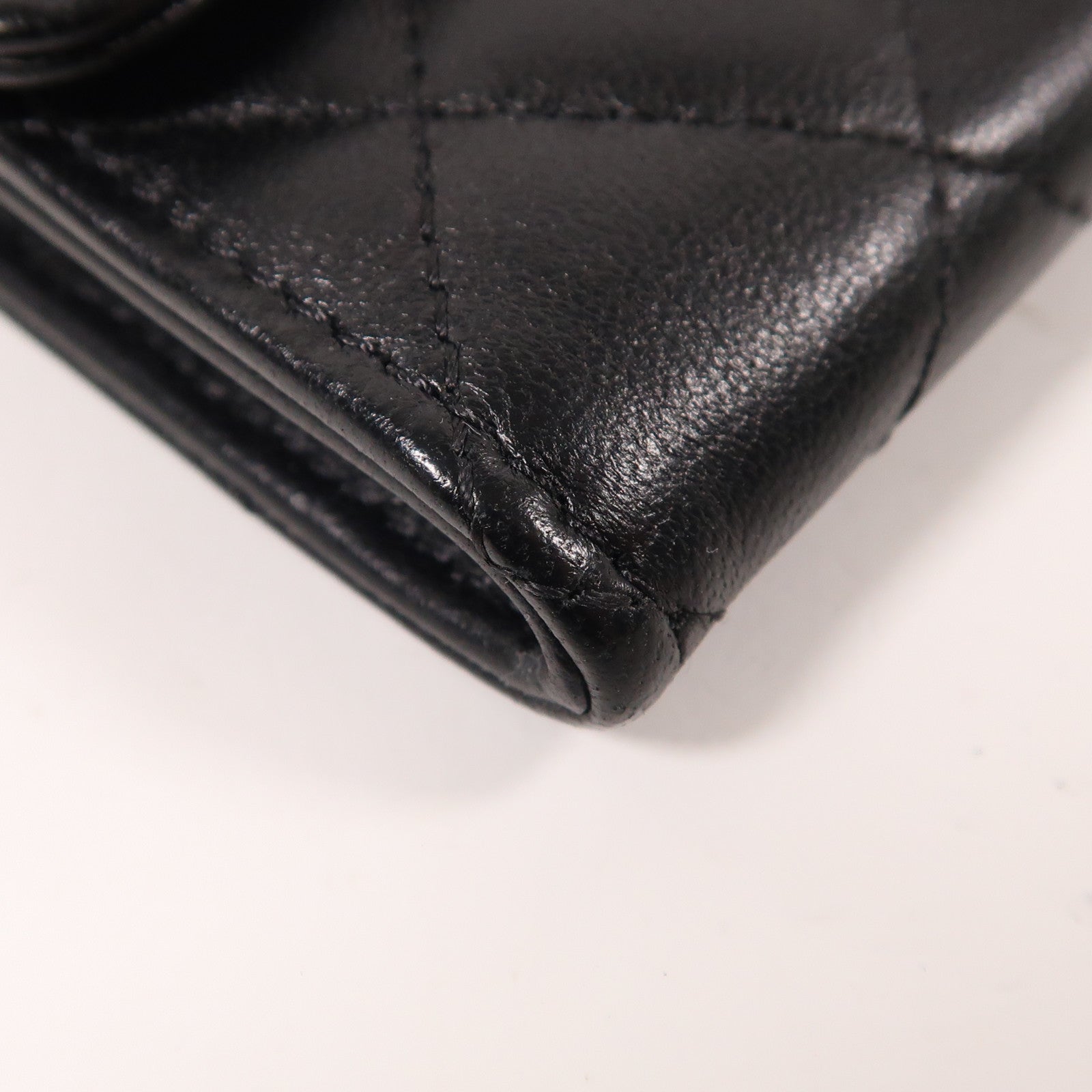 CHANEL 羊皮皮革Card Case金扣卡片套