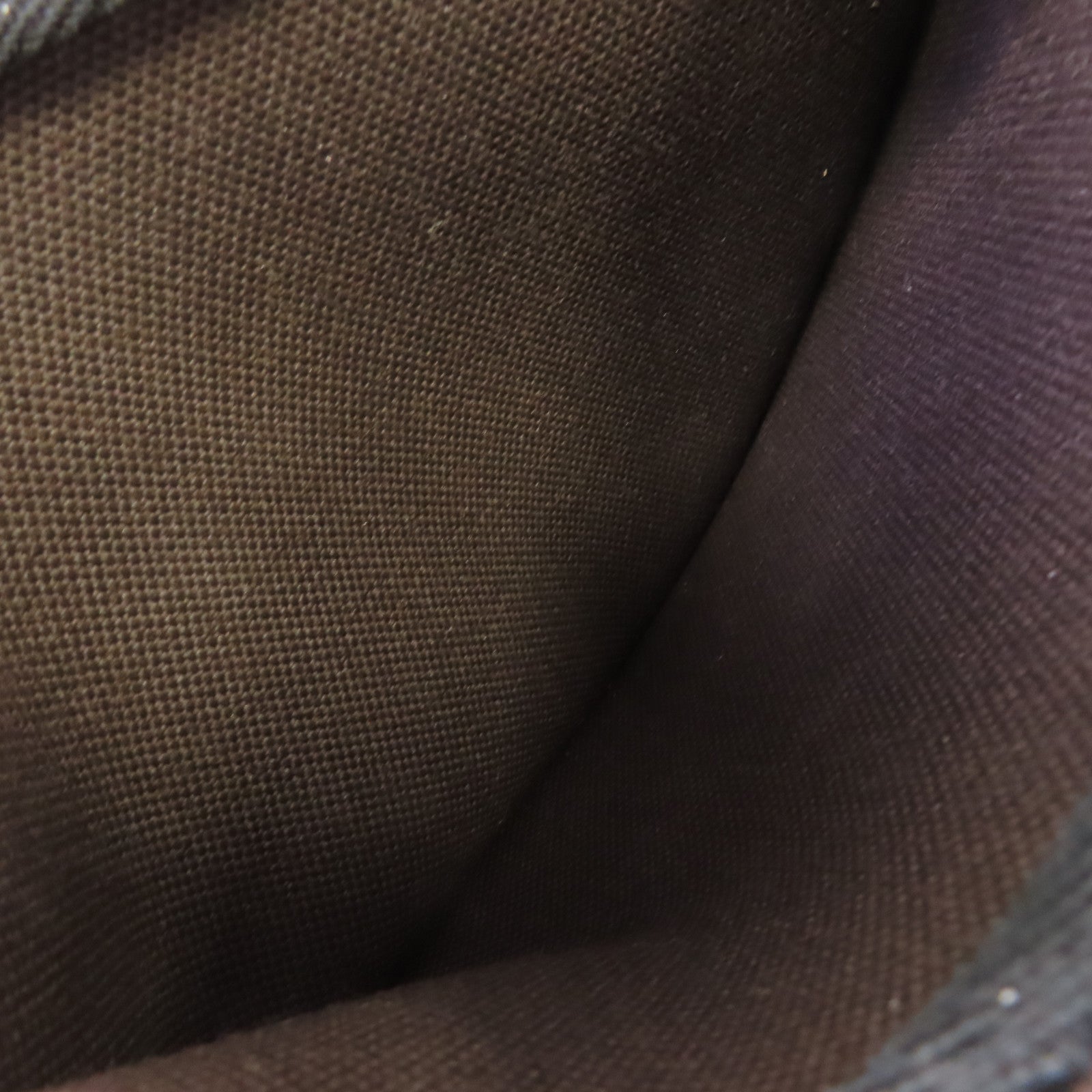 HERMES Toile Militaire帆布Herbag PM 2Way Shoulder Bag金扣手挽肩背兩用袋Ebene烏木色