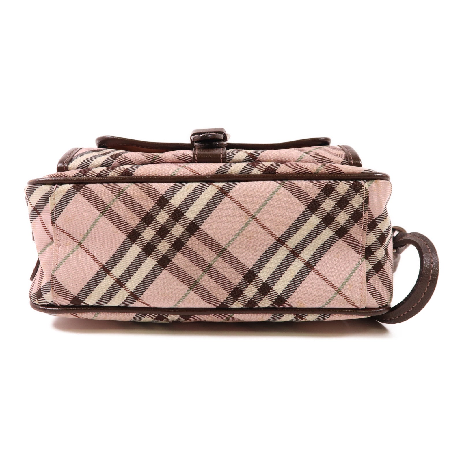 BURBERRY BLUE LABEL 帆布Shoulder Bag銀扣肩背袋