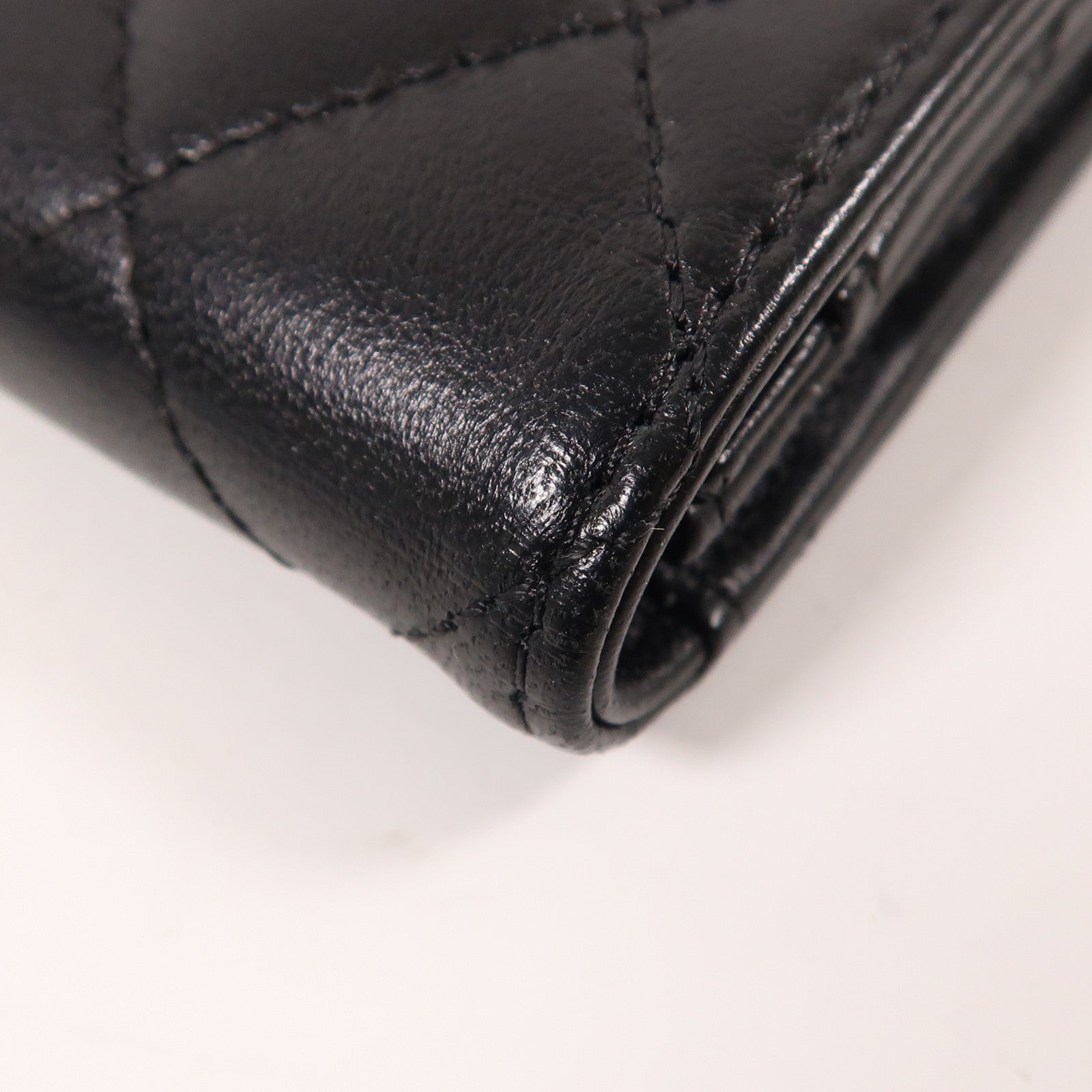 CHANEL 羊皮皮革Card Case金扣卡片套