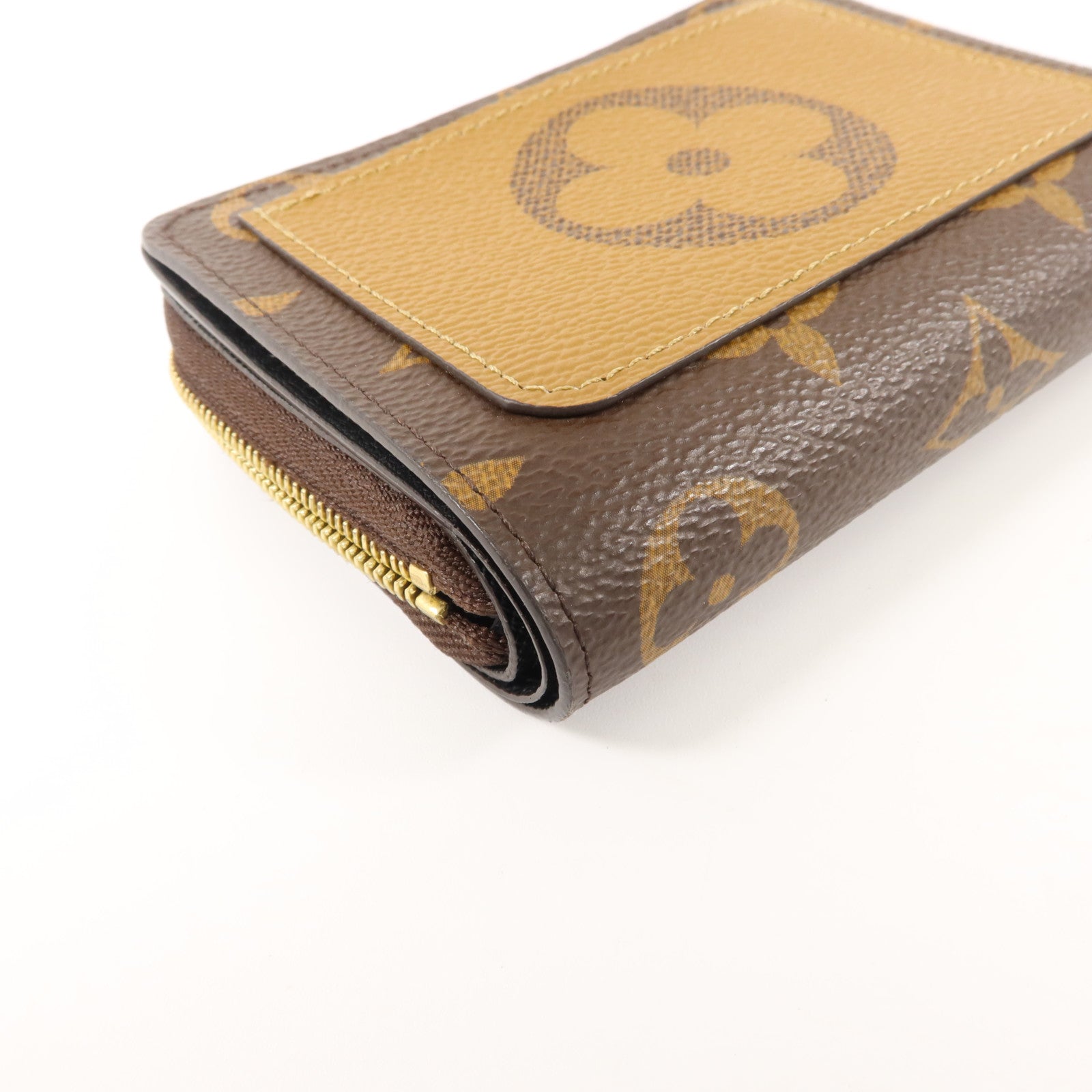 LOUIS VUITTON Monogram Reverse Lou Wallet錢包