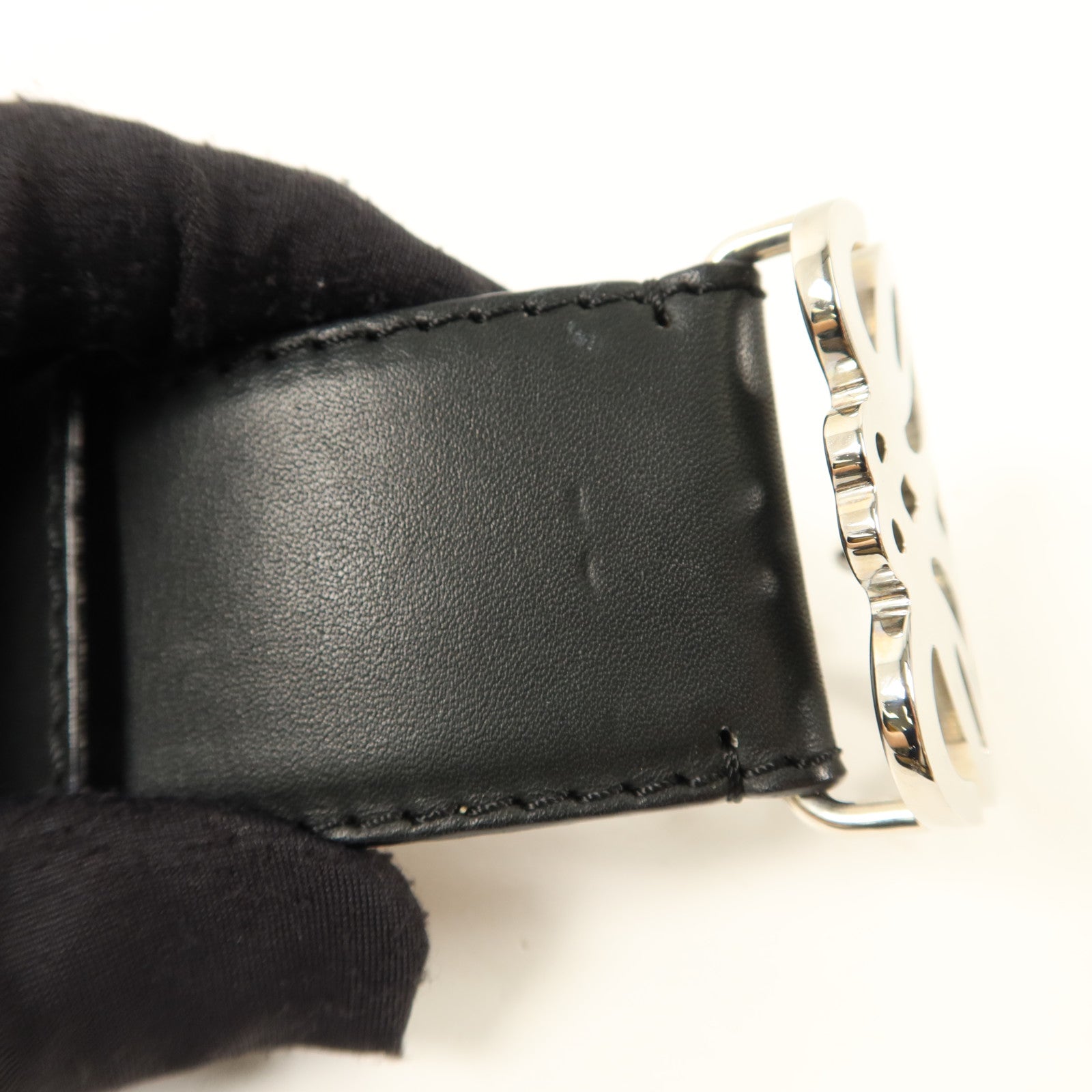 LOEWE 牛皮皮革Anagram Belt腰帶