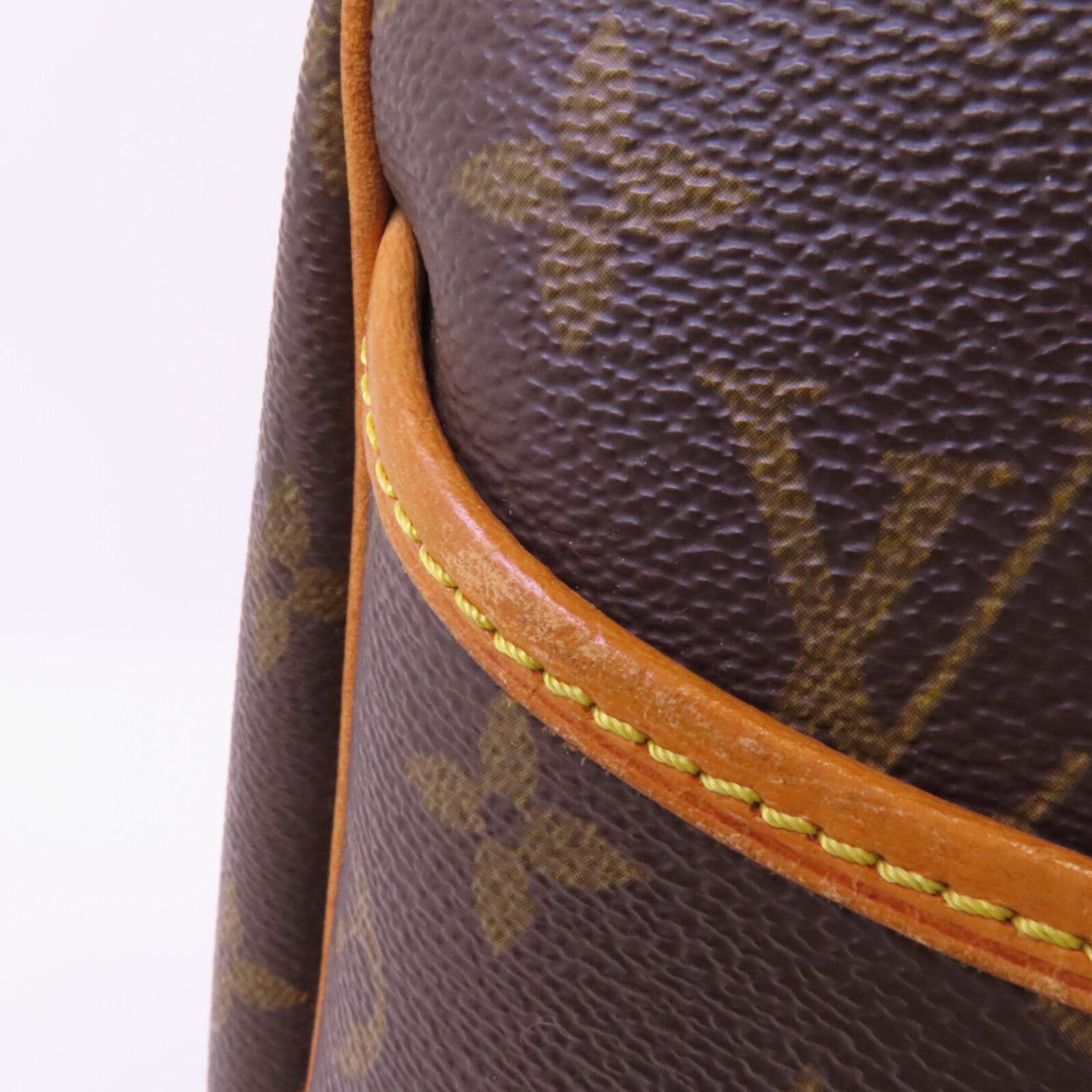 LOUIS VUITTON Monogram Deauville金扣手挽袋