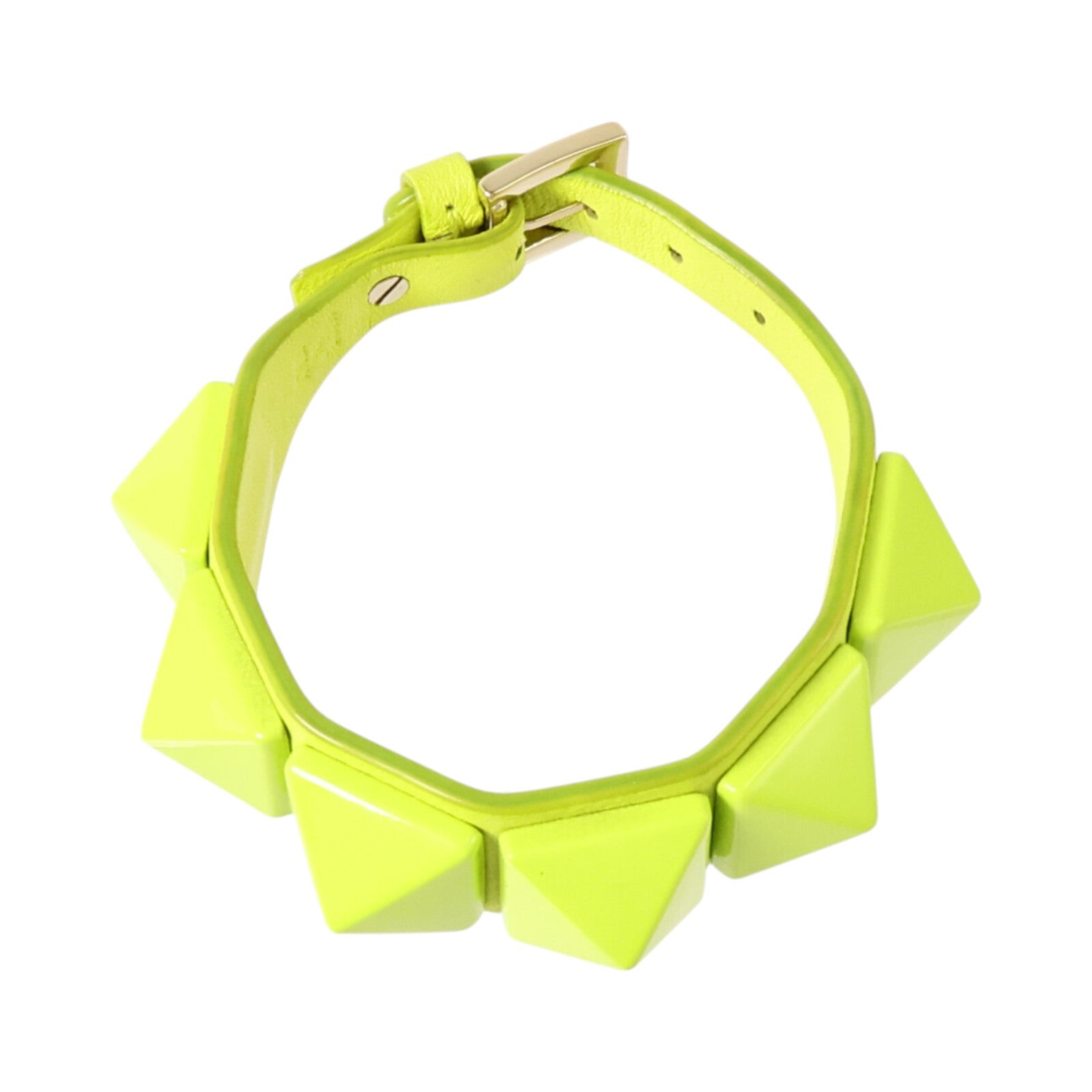 Valentino 牛皮皮革Garavani Bracelet金扣手鏈