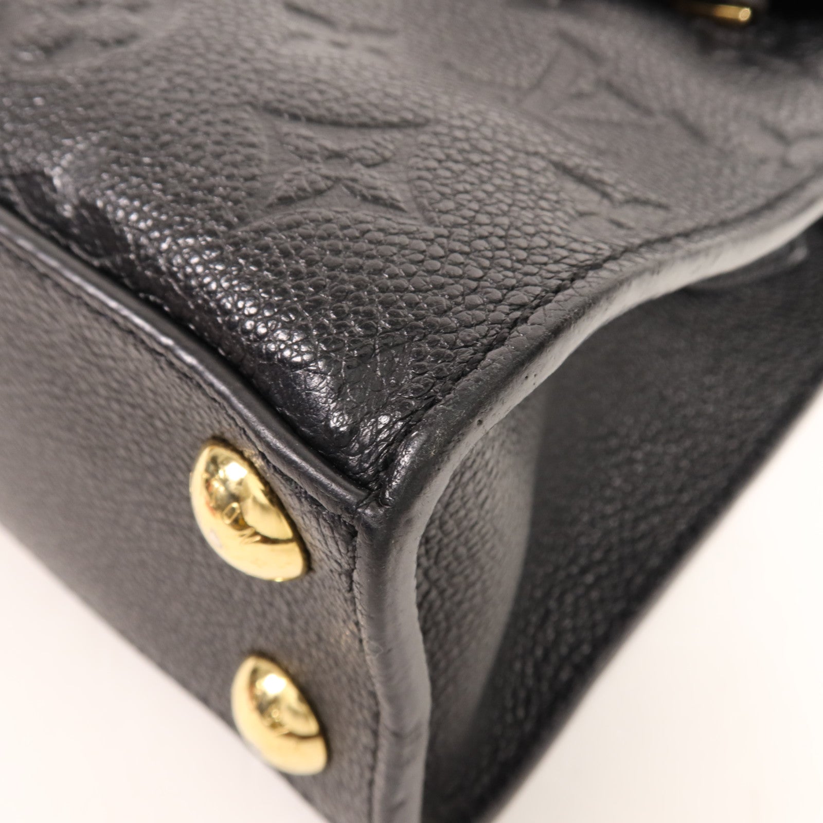 LOUIS VUITTON Monogram Empreinte Pont Neuf Mini金扣手挽肩背兩用袋