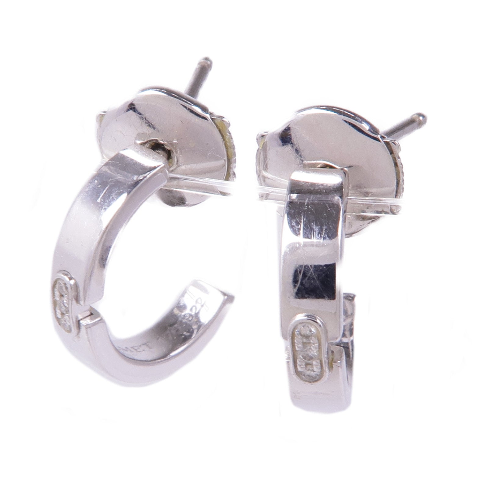 Chaumet 18K白金Liens Evidence鑽石耳環