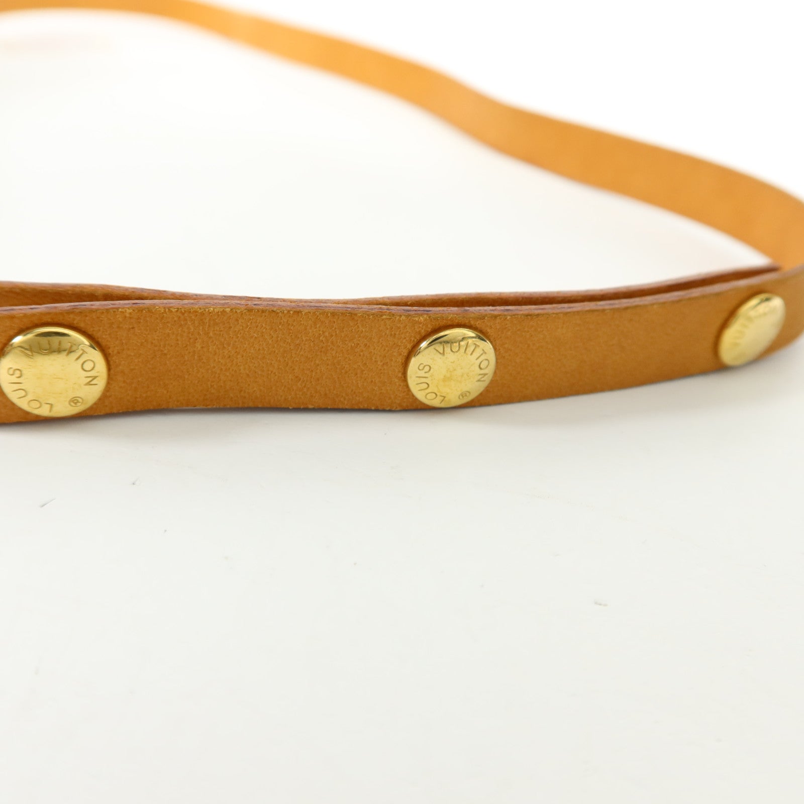 LOUIS VUITTON Monogram Pochette Florentine金扣腰包棕色