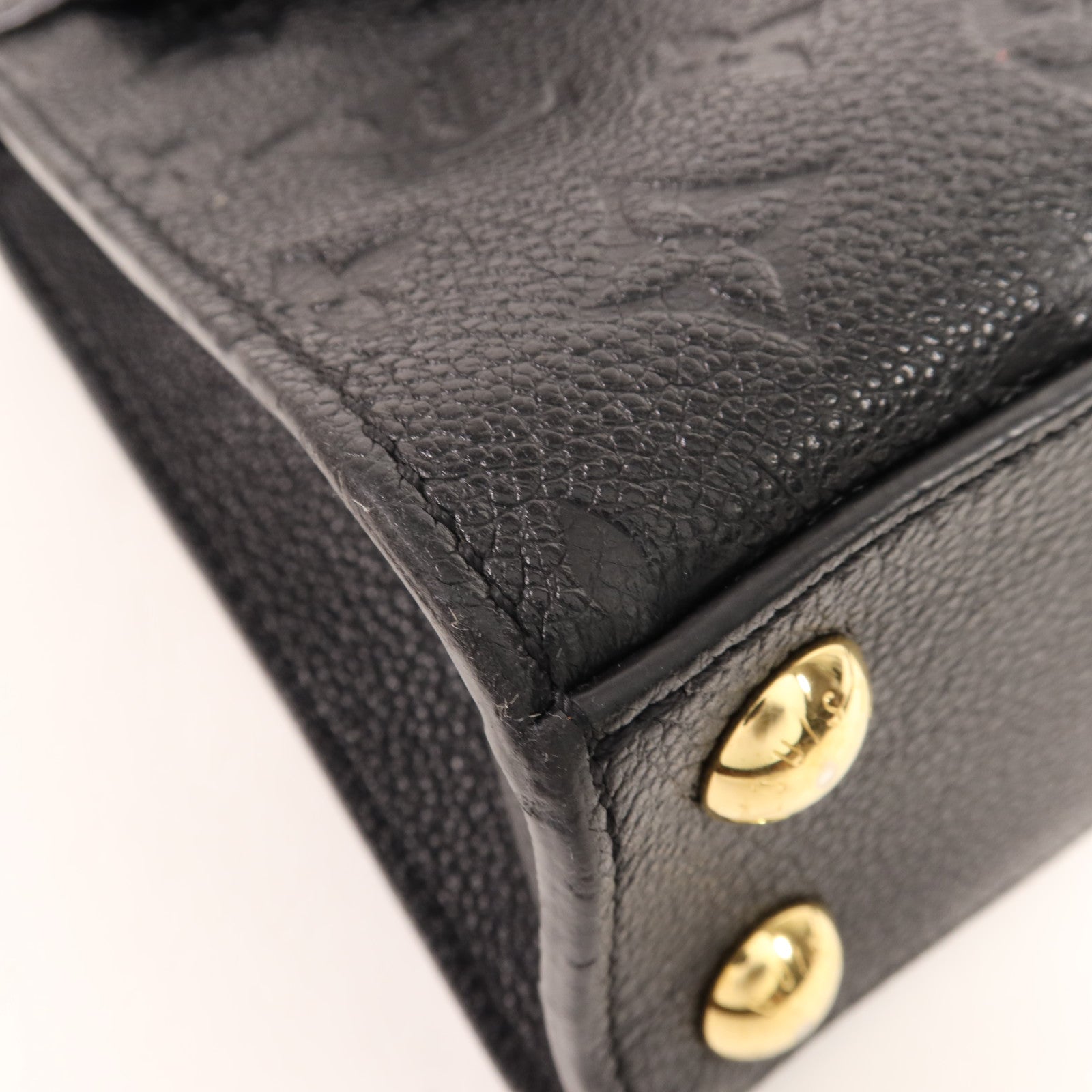 LOUIS VUITTON Monogram Empreinte Pont Neuf Mini金扣手挽肩背兩用袋