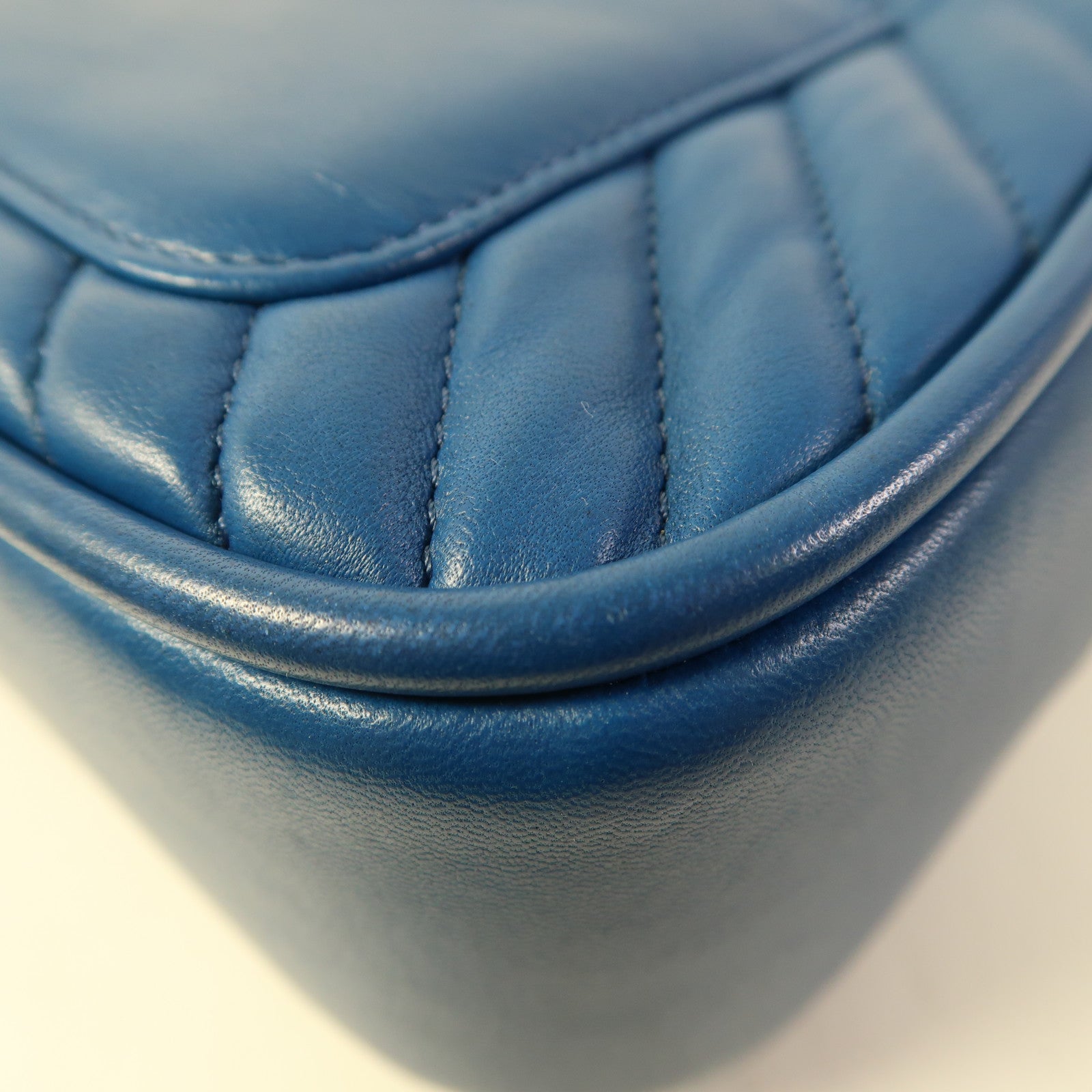 CHANEL 羊皮皮革Chain Shoulder金扣手挽肩背兩用袋