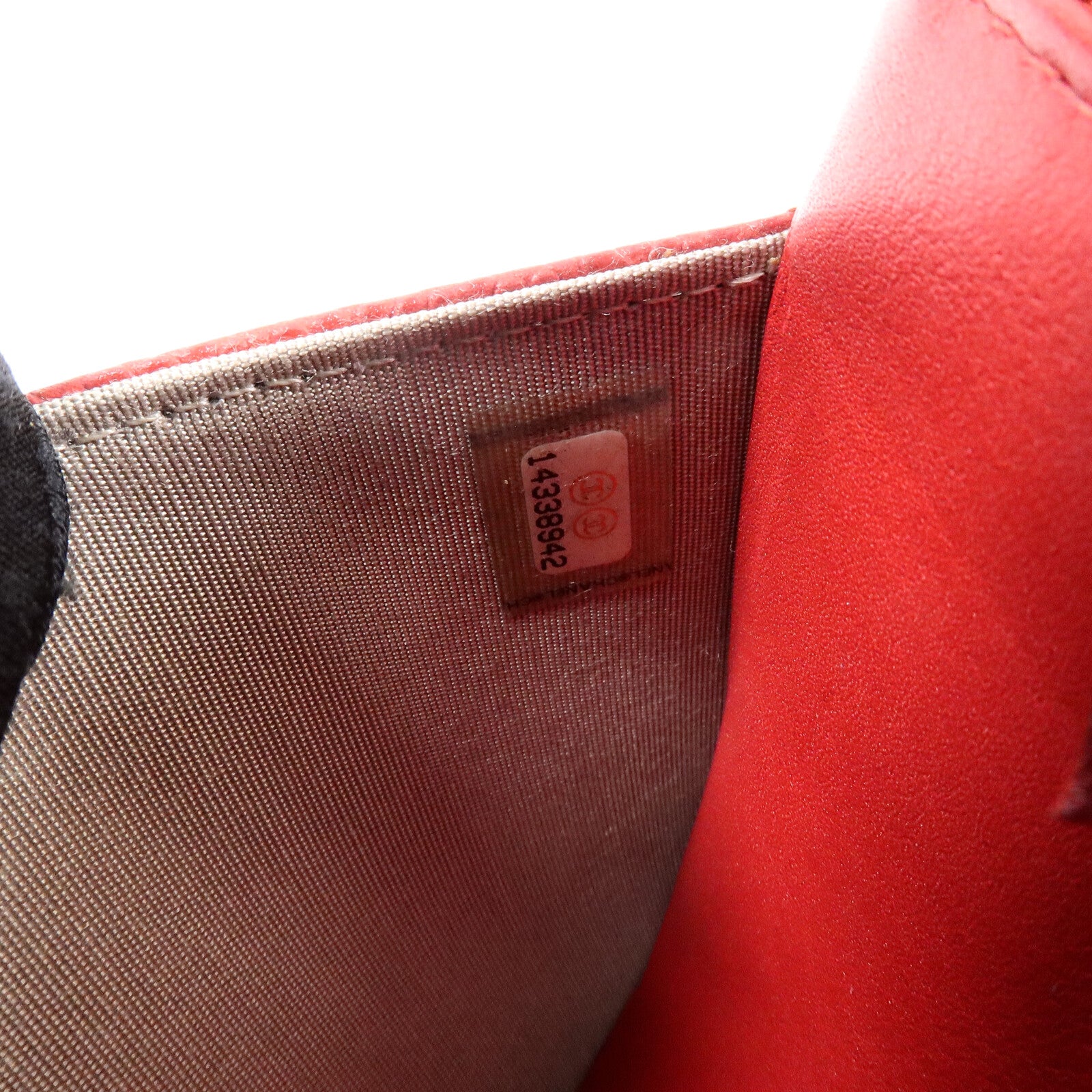 CHANEL 牛皮皮革WOC Wallet On Chain鏈帶肩背袋