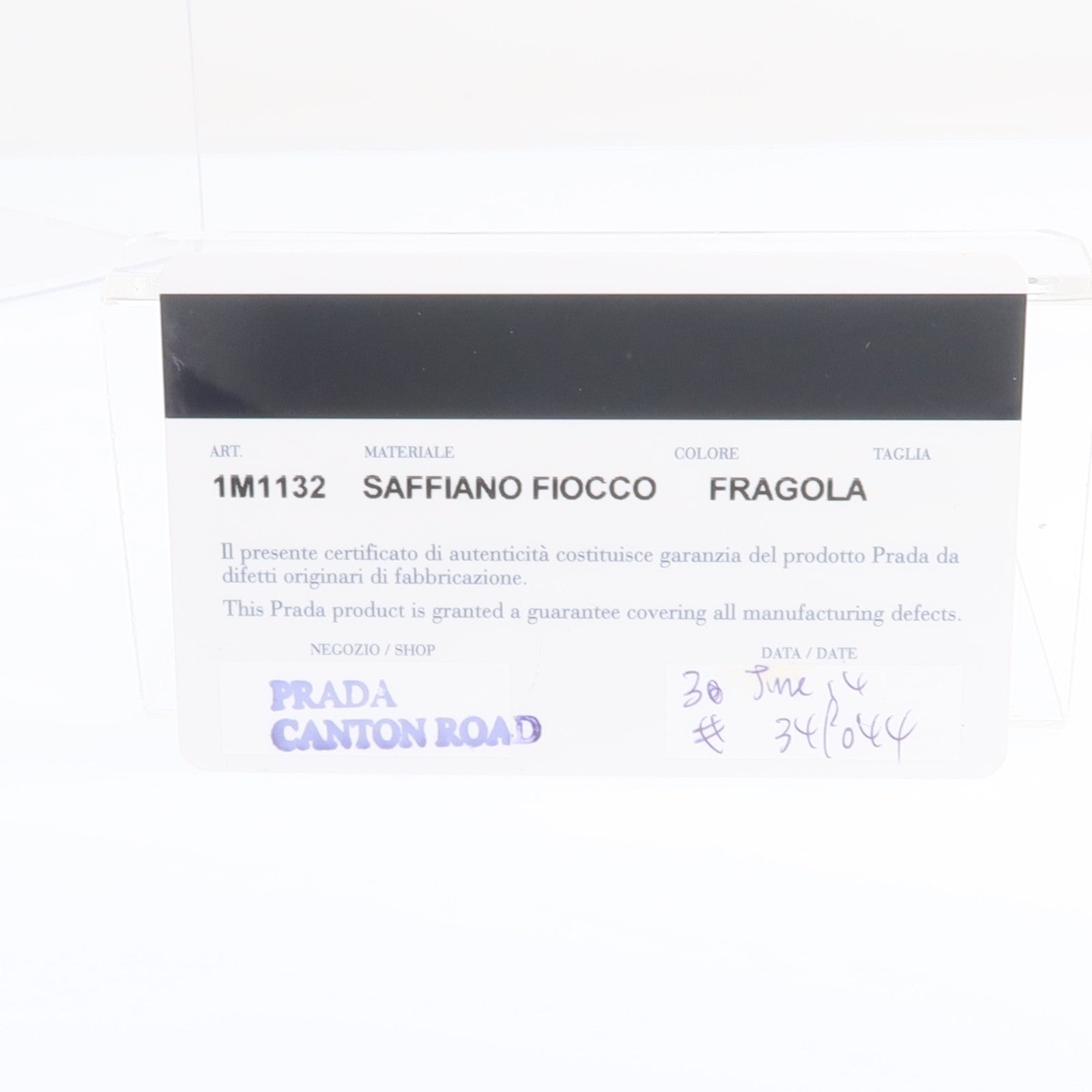 PRADA 【激減優惠】Saffiano皮革Long Wallet金扣長錢包
