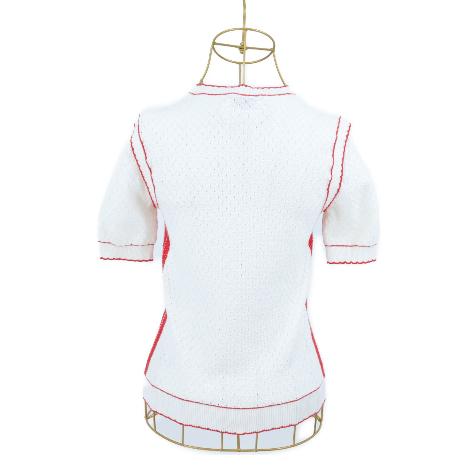 CHANEL 23C Short-Sleeves Knitting Tops上衣