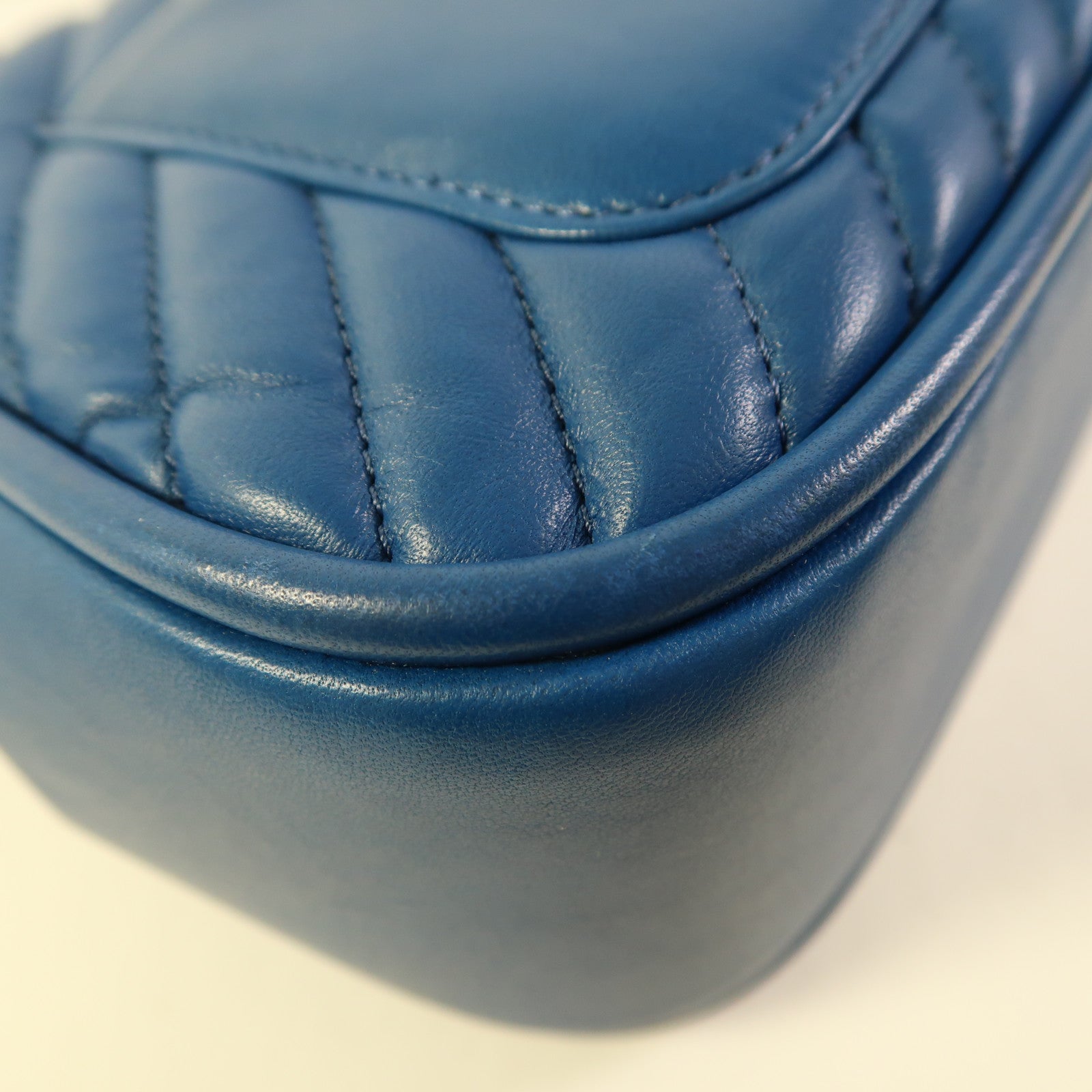 CHANEL 羊皮皮革Chain Shoulder金扣手挽肩背兩用袋