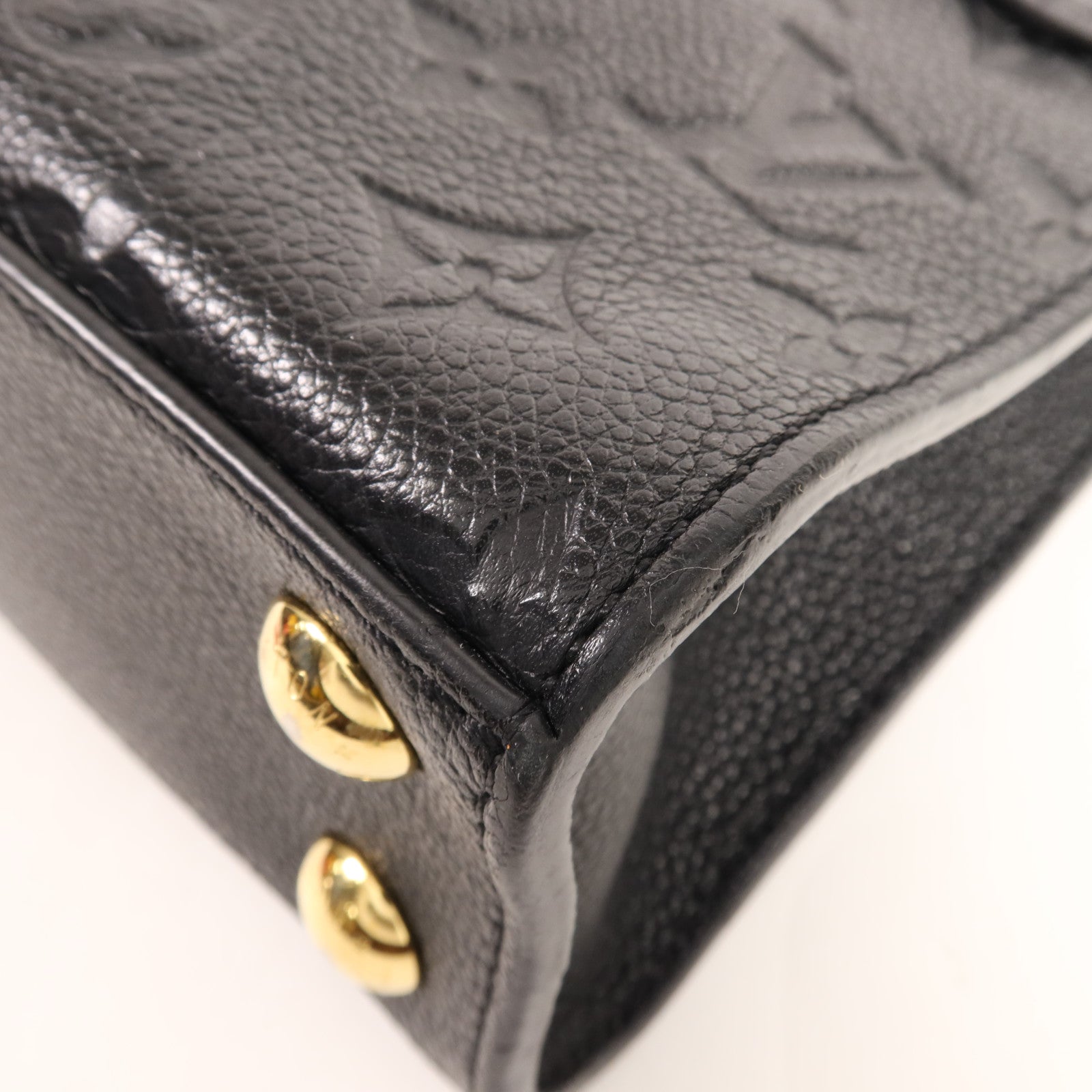 LOUIS VUITTON Monogram Empreinte Pont Neuf Mini金扣手挽肩背兩用袋