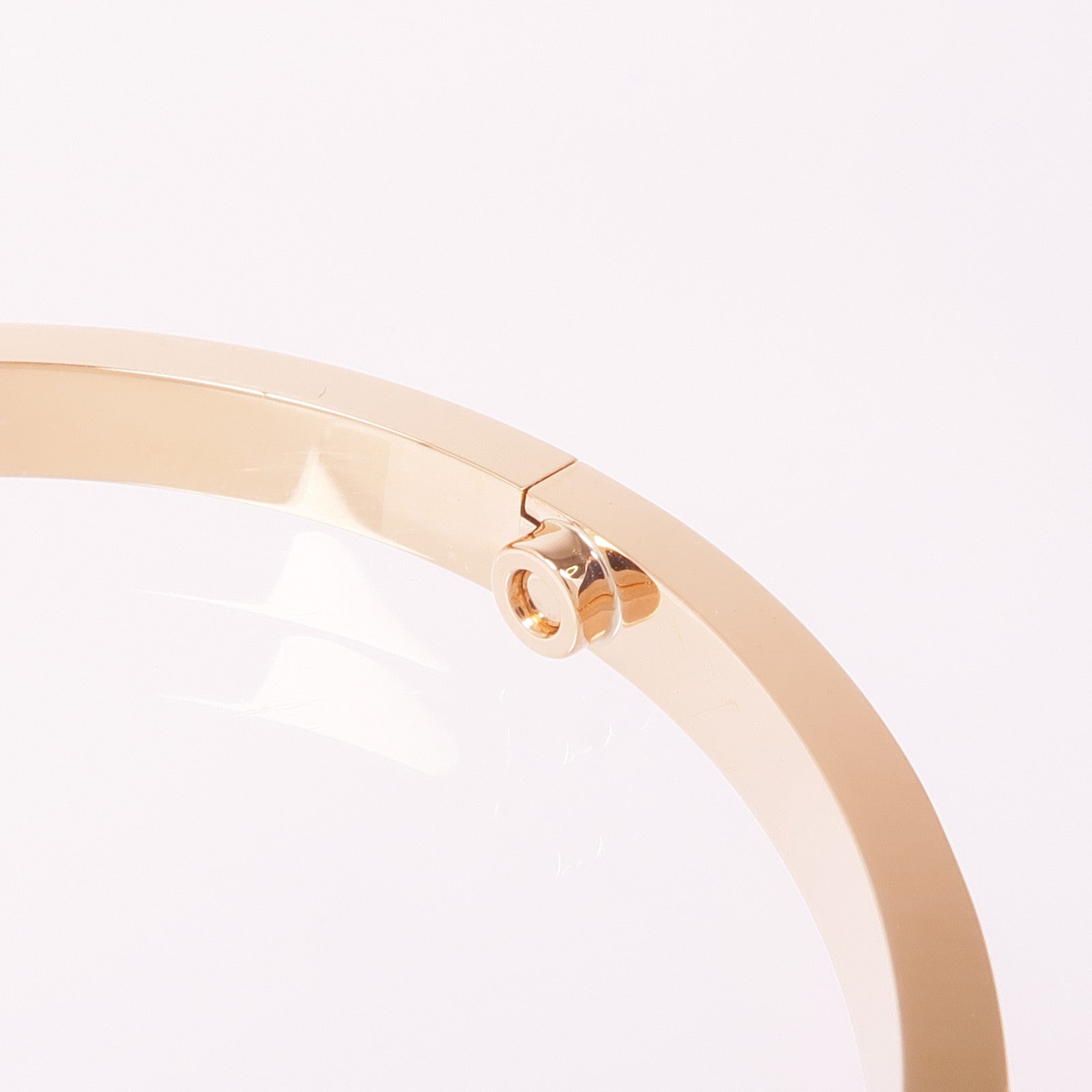 CARTIER 18K玫瑰金Love Bracelet鑽石手鏈Cartier#16