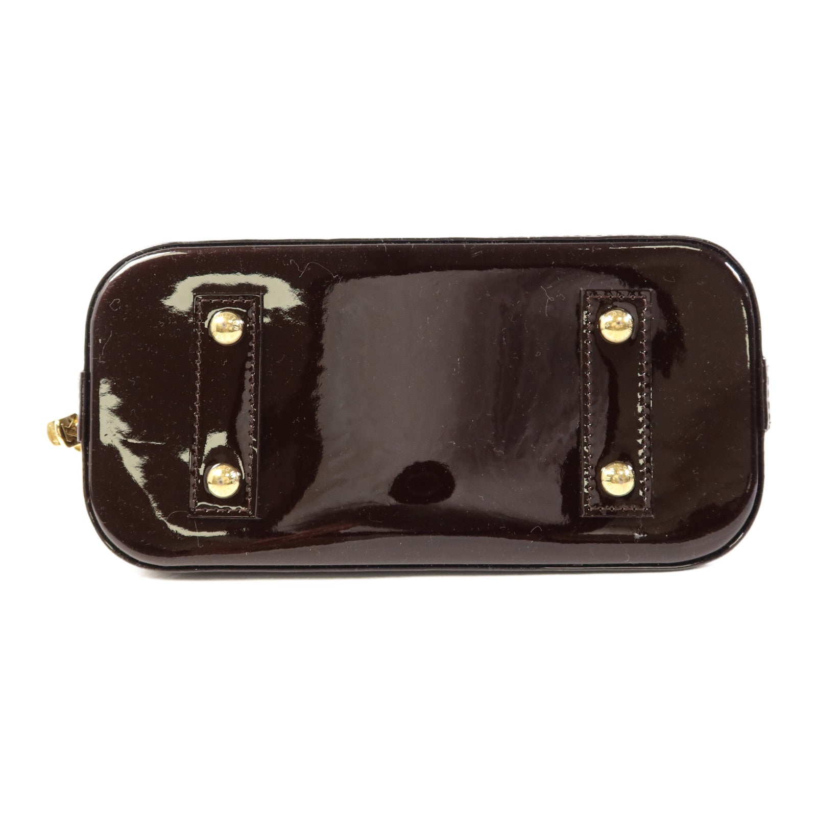 LOUIS VUITTON Vernis Alma BB金扣手挽肩背兩用袋