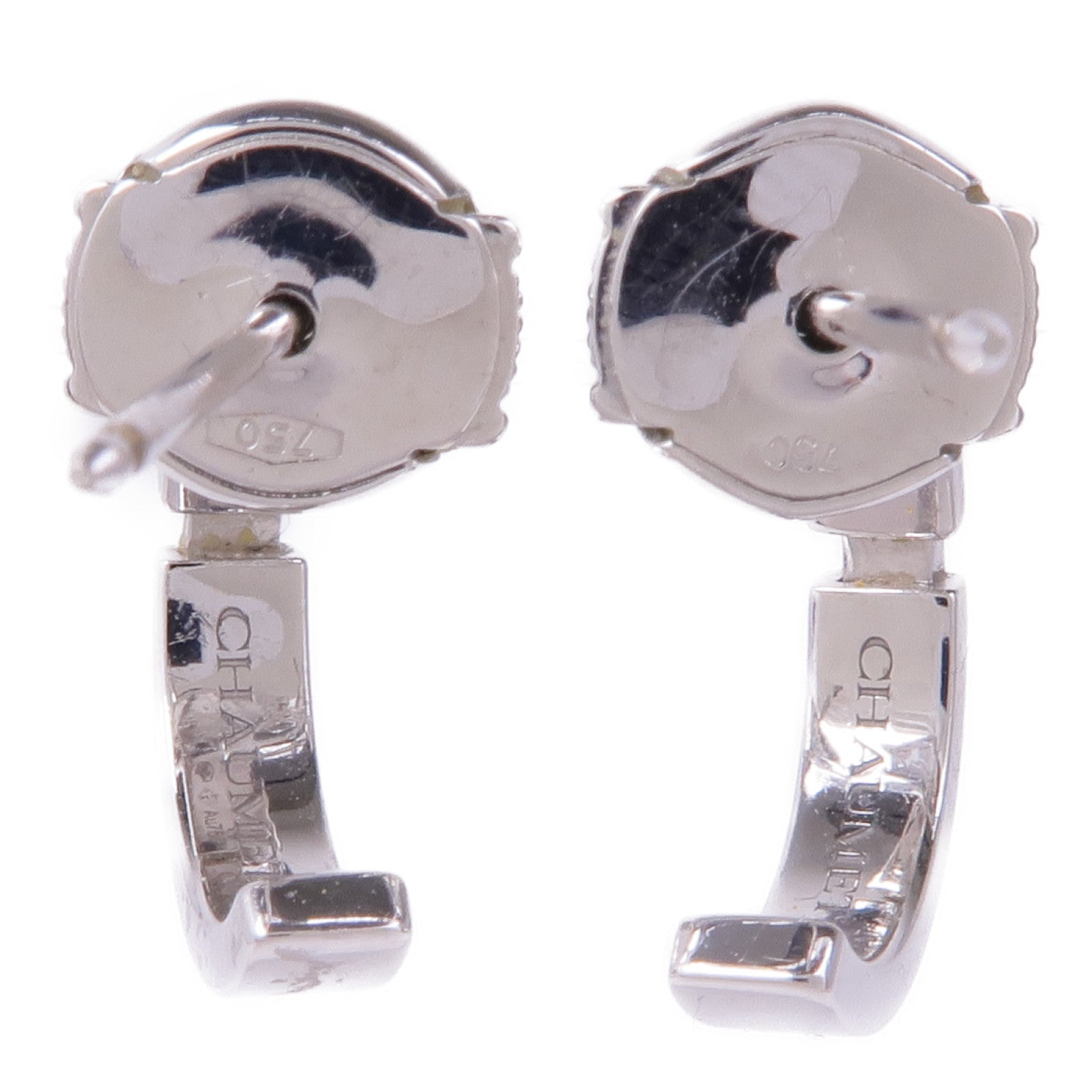 Chaumet 18K白金Liens Evidence鑽石耳環