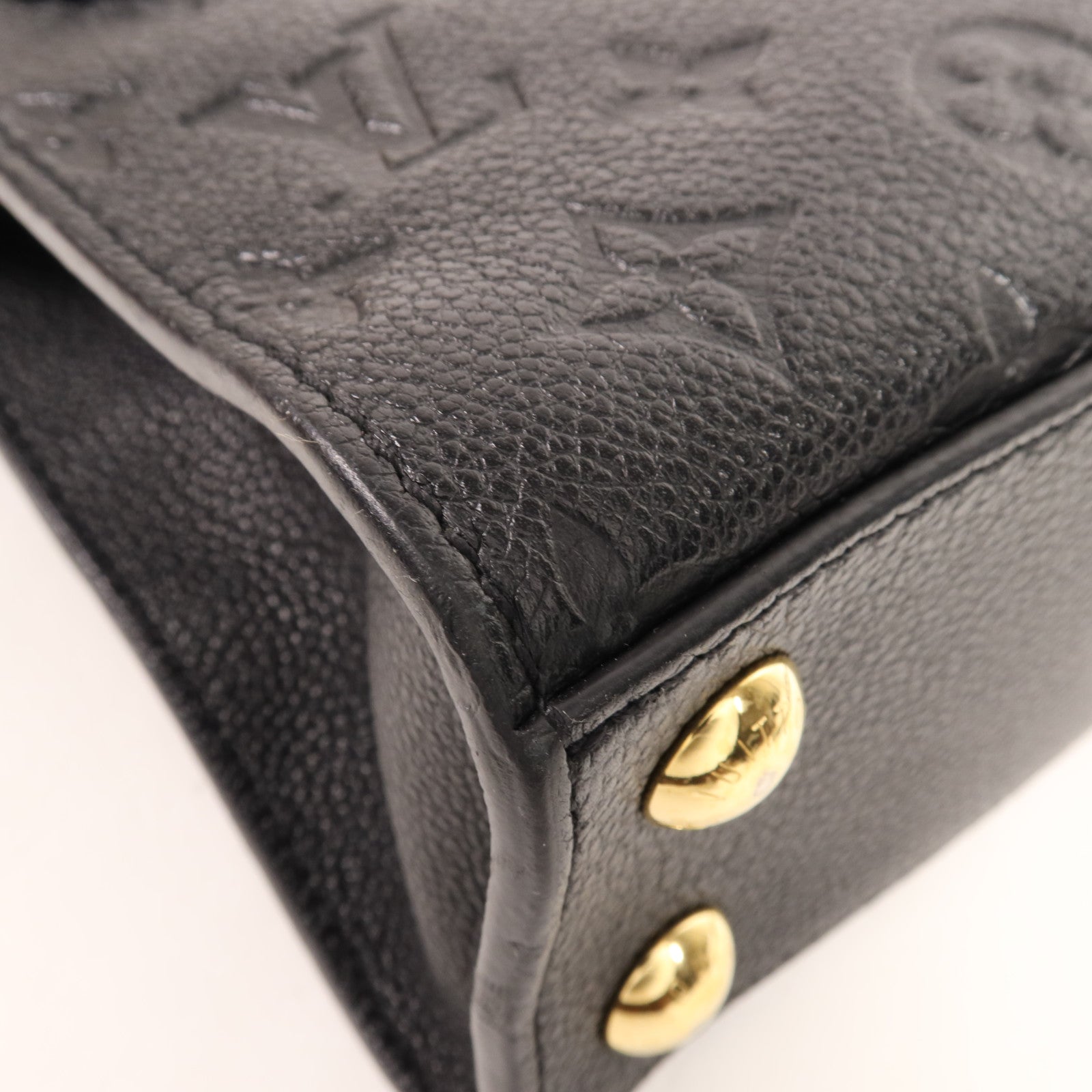 LOUIS VUITTON Monogram Empreinte Pont Neuf Mini金扣手挽肩背兩用袋