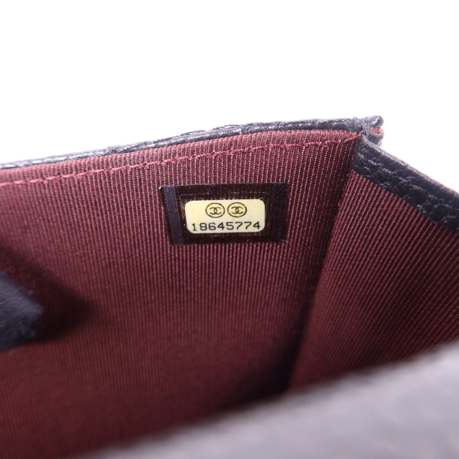 CHANEL 牛皮皮革Long Bifold Wallet銀扣長錢包