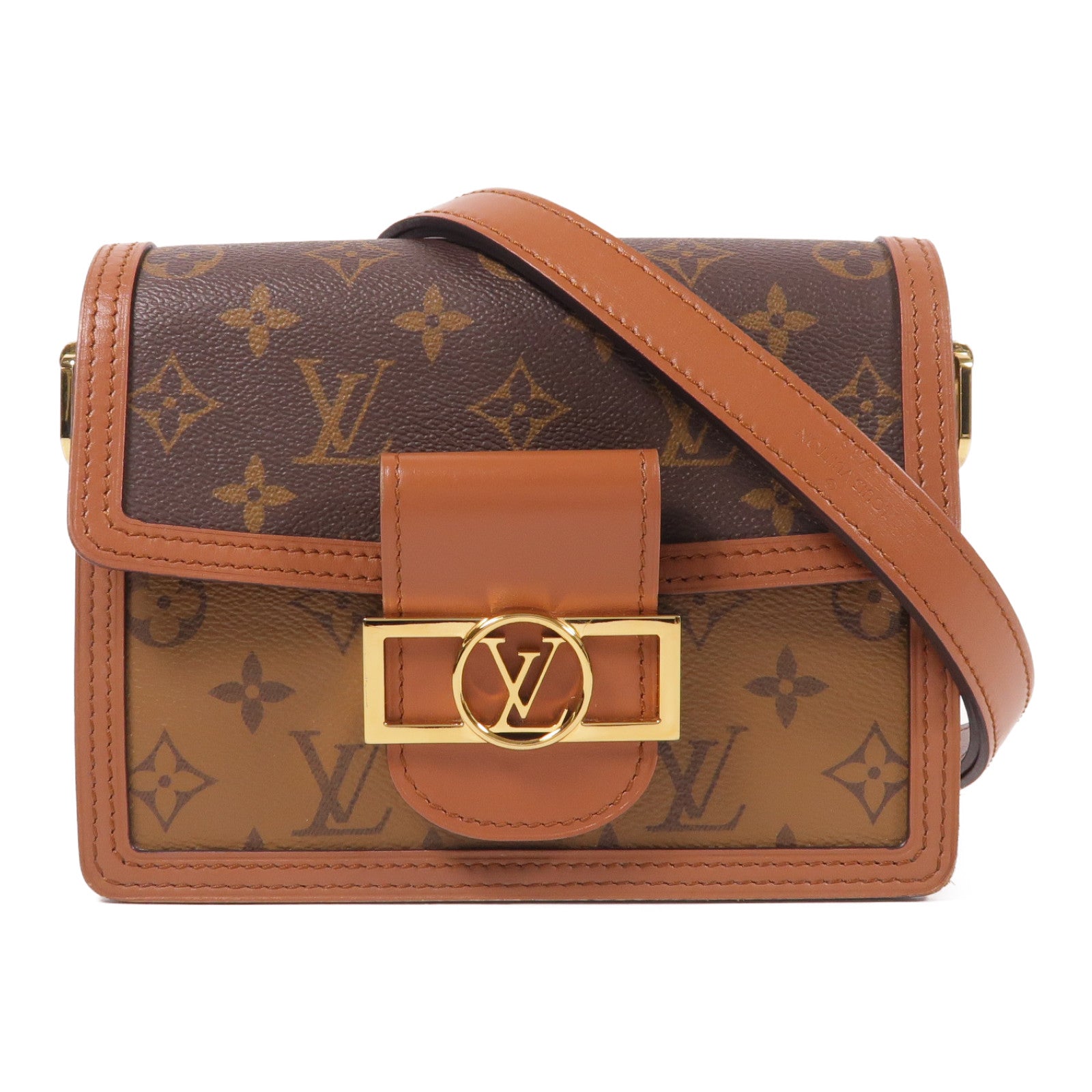 LOUIS VUITTON Monogrqam Reverse Mini Dauphine肩背袋