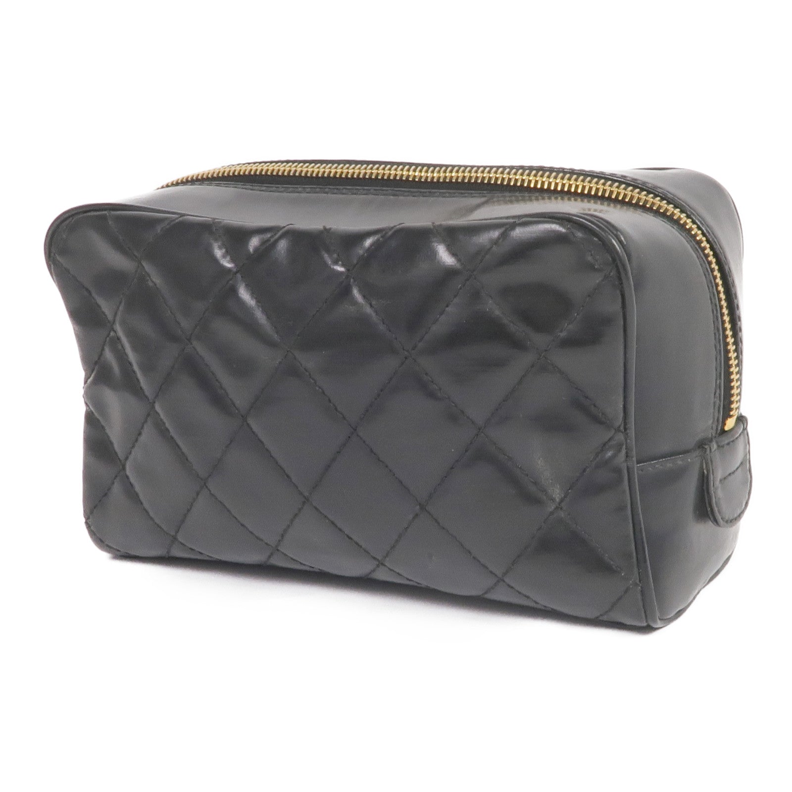 CHANEL 羊皮皮革Pouch金扣手拿包