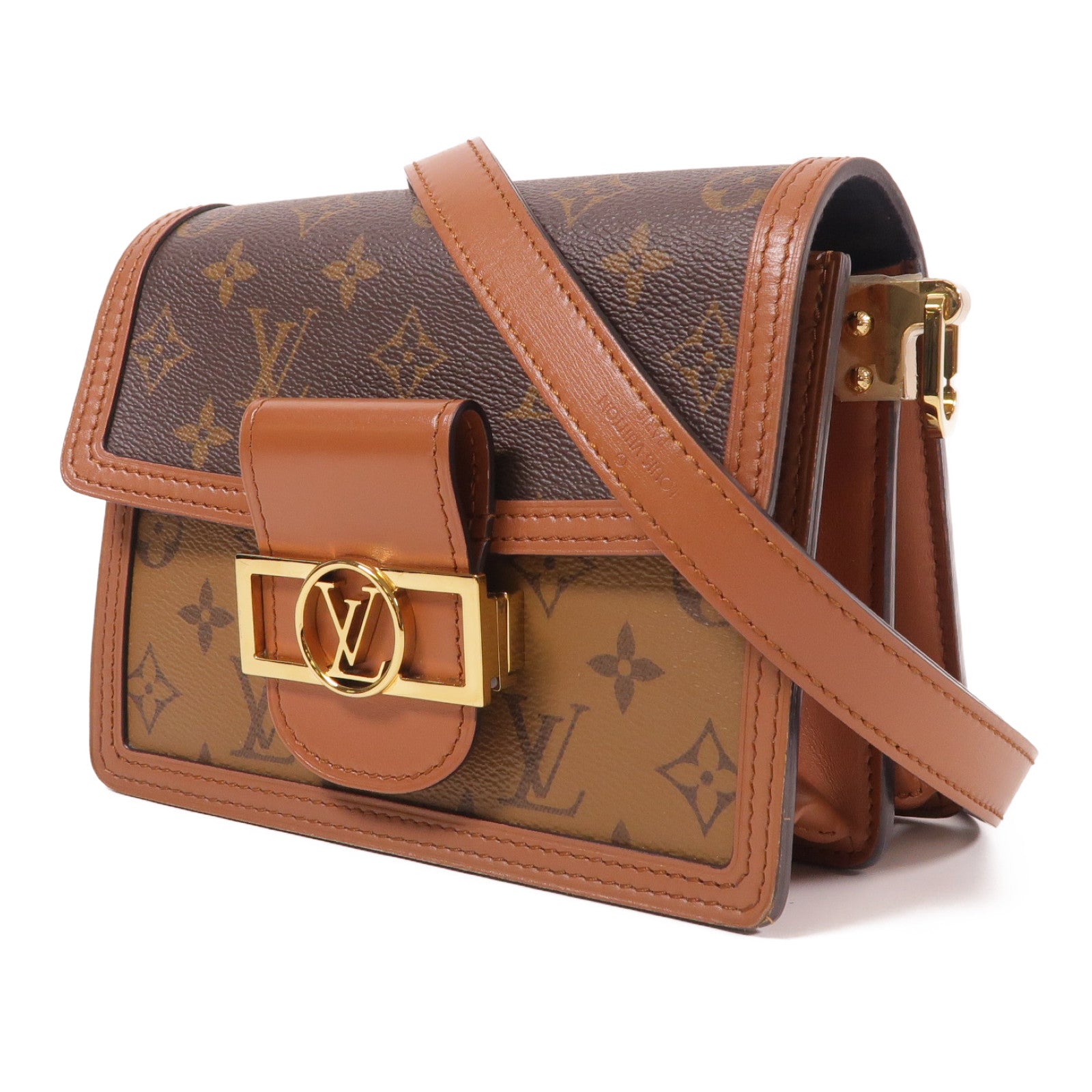 LOUIS VUITTON Monogrqam Reverse Mini Dauphine肩背袋