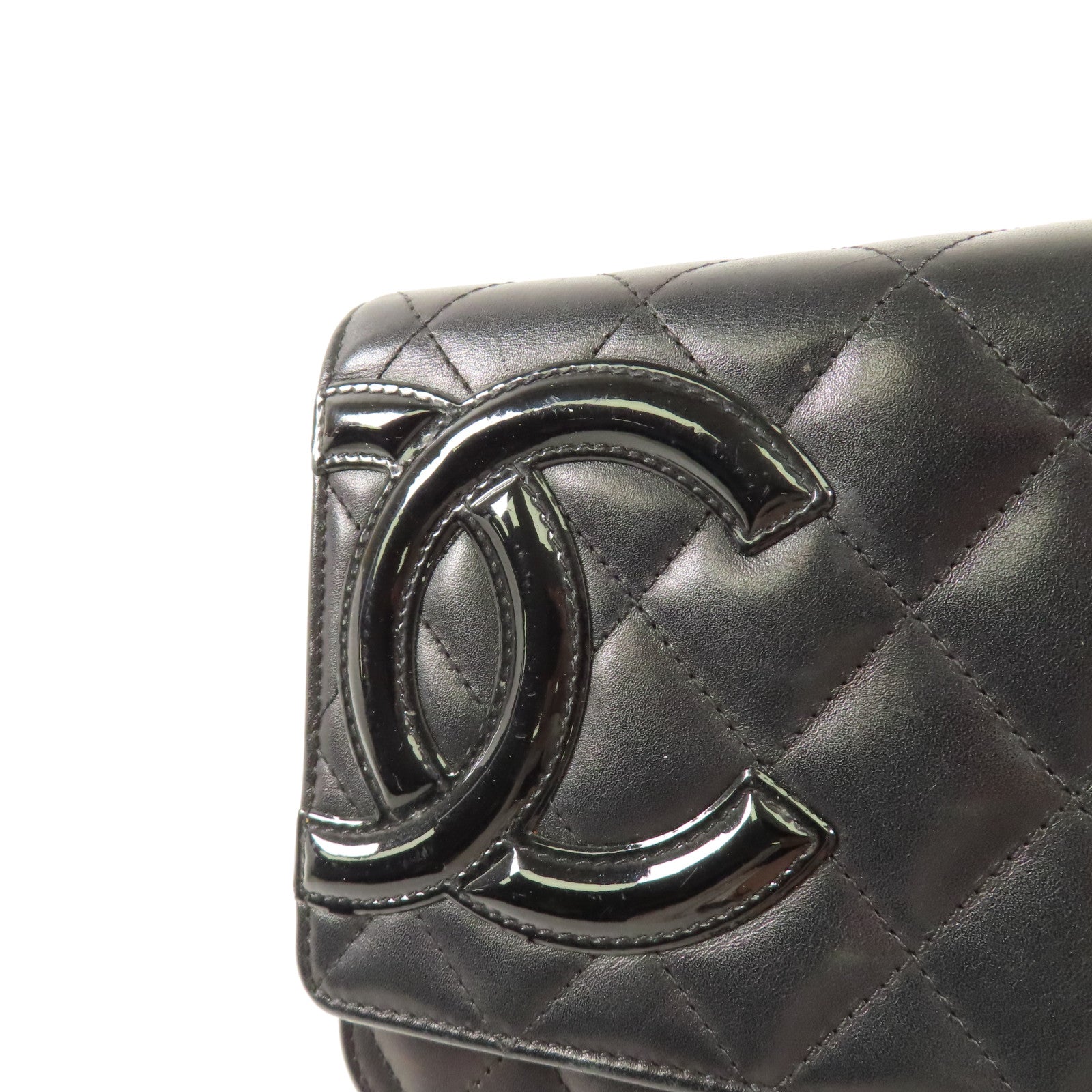CHANEL 牛皮皮革WOC Wallet On Chain銀扣鏈帶肩背袋