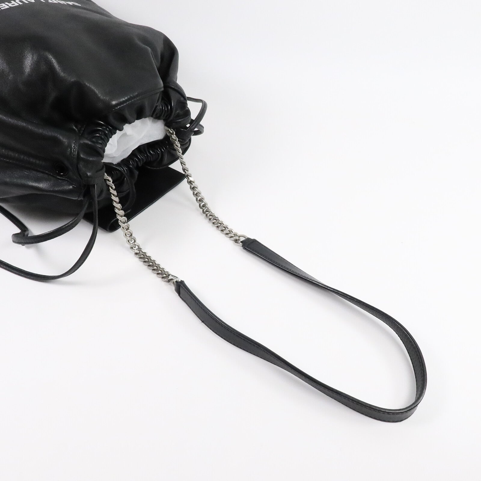 SAINT LAURENT 牛皮皮革Teddy Bucket肩背袋