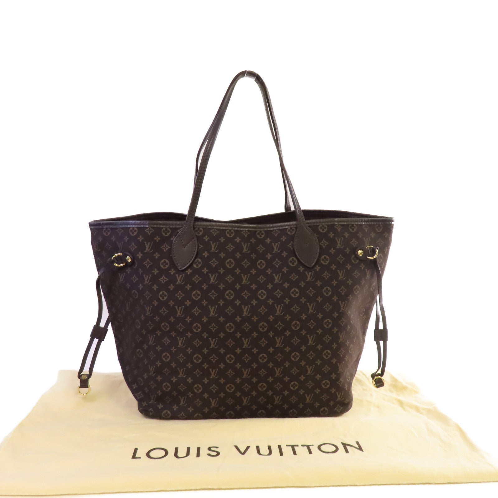 LOUIS VUITTON Monogram Idylle Neverfull MM Tote Bag金扣肩背袋啡色
