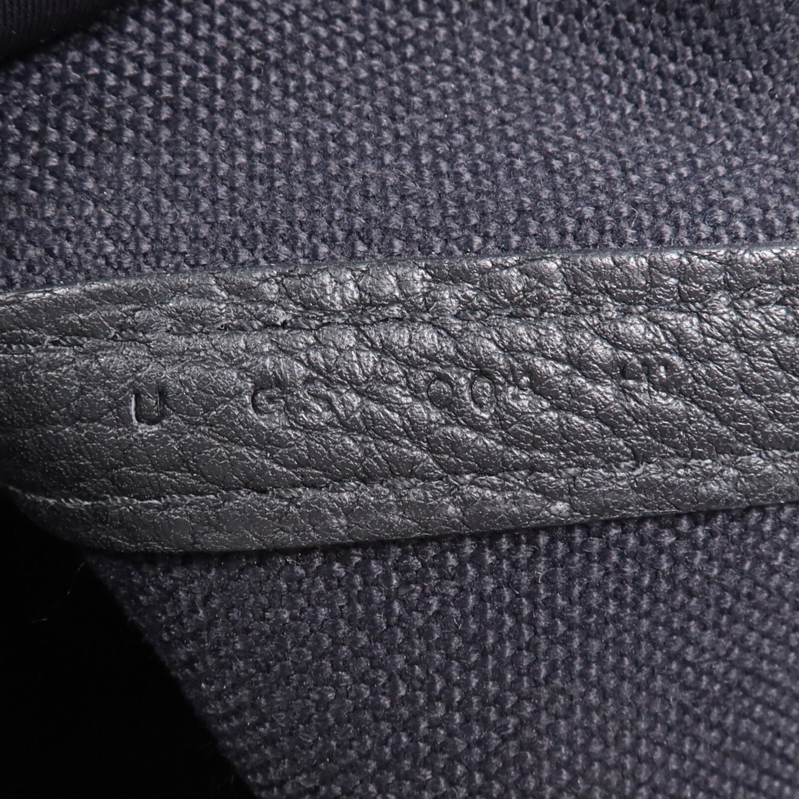 HERMES 帆布Garden File PM銀扣手挽肩背兩用袋Noir